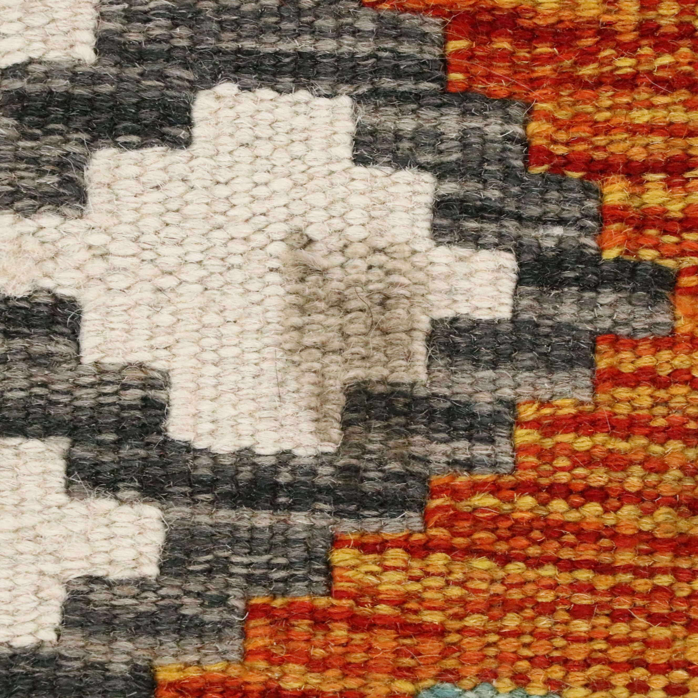 8'5 x 11'7 Handwoven Pakistani Kilim Area Rug