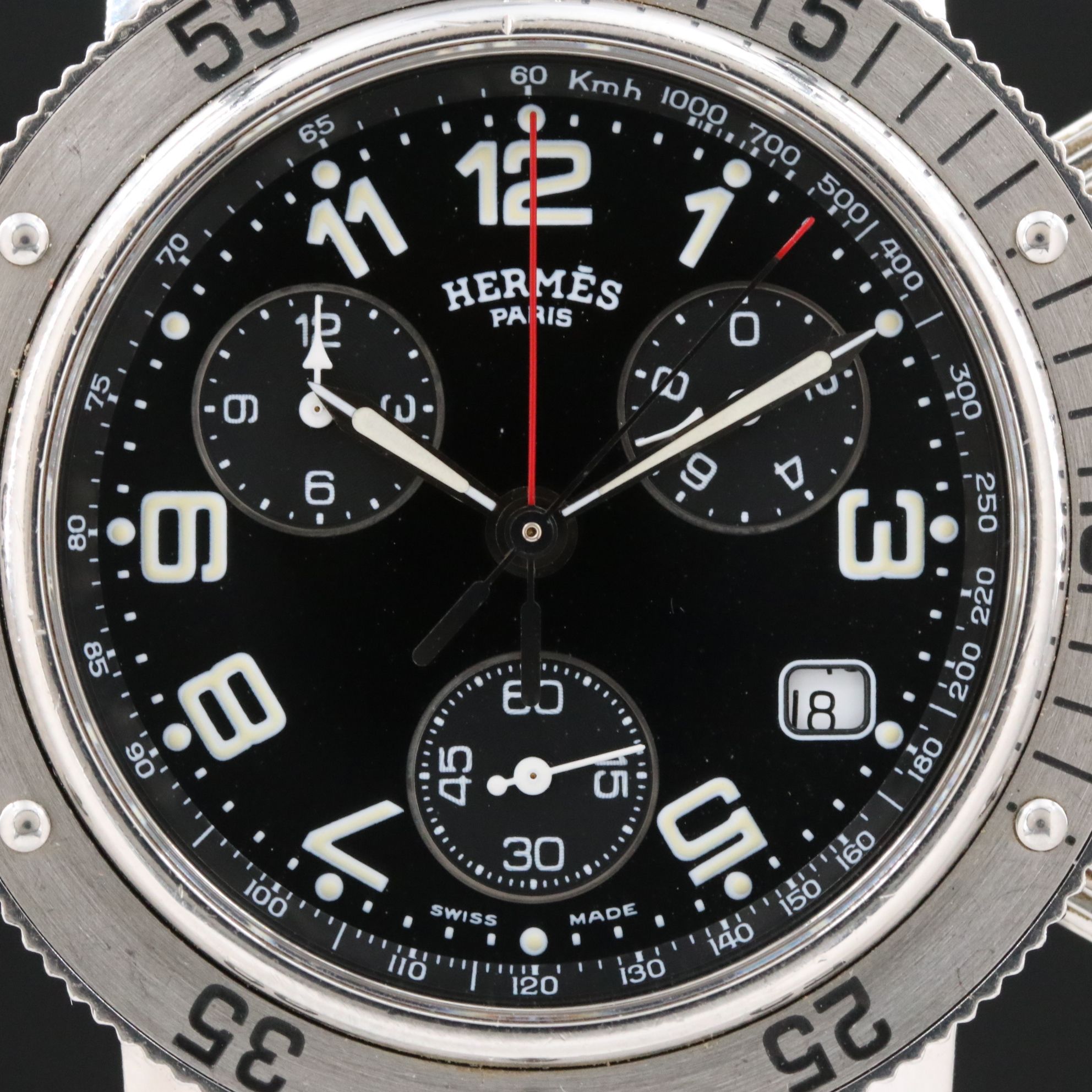 Hermès Clipper Diver Chronograph Watch