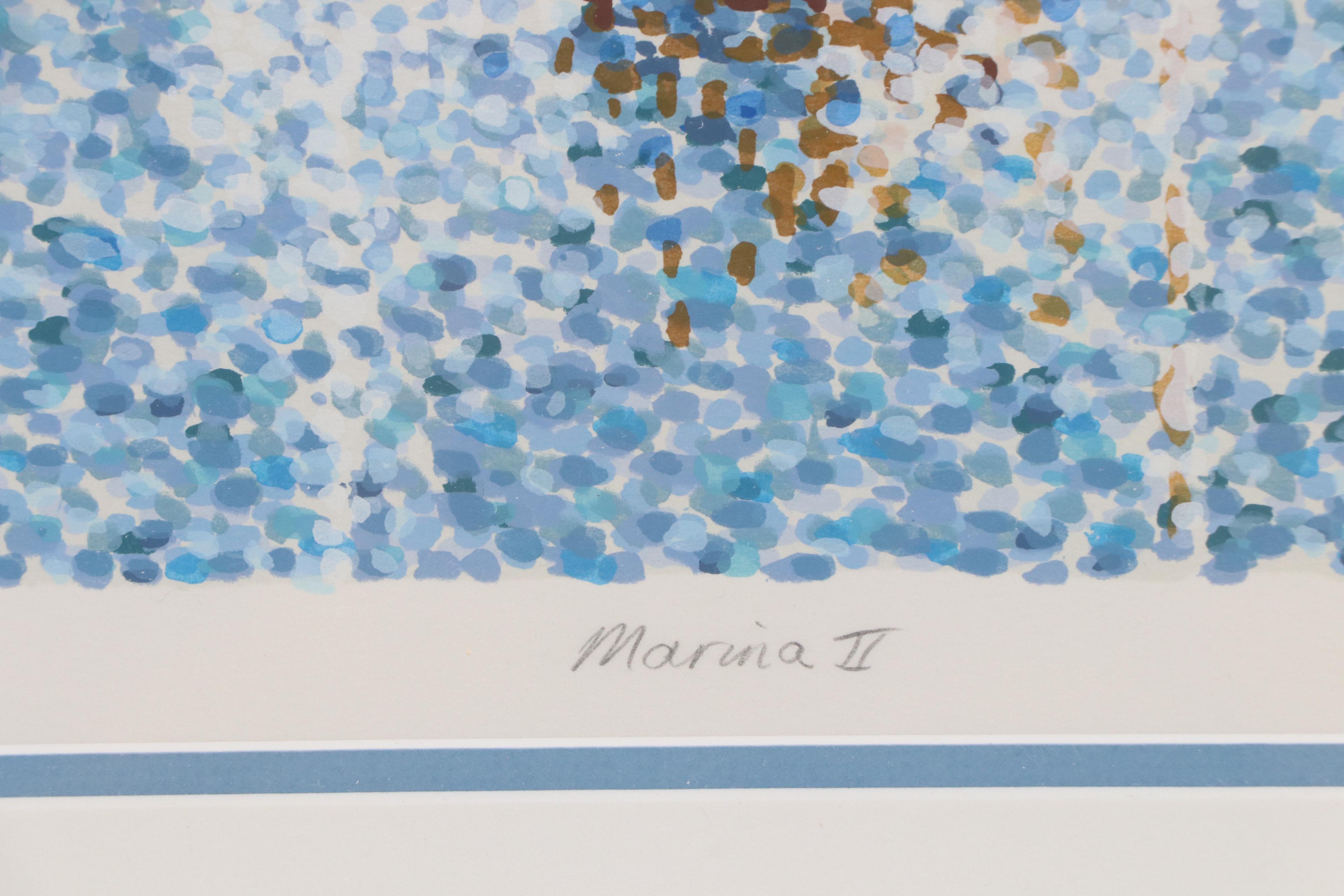 Mick Durrant Serigraph "Marina II," Late 20th Century