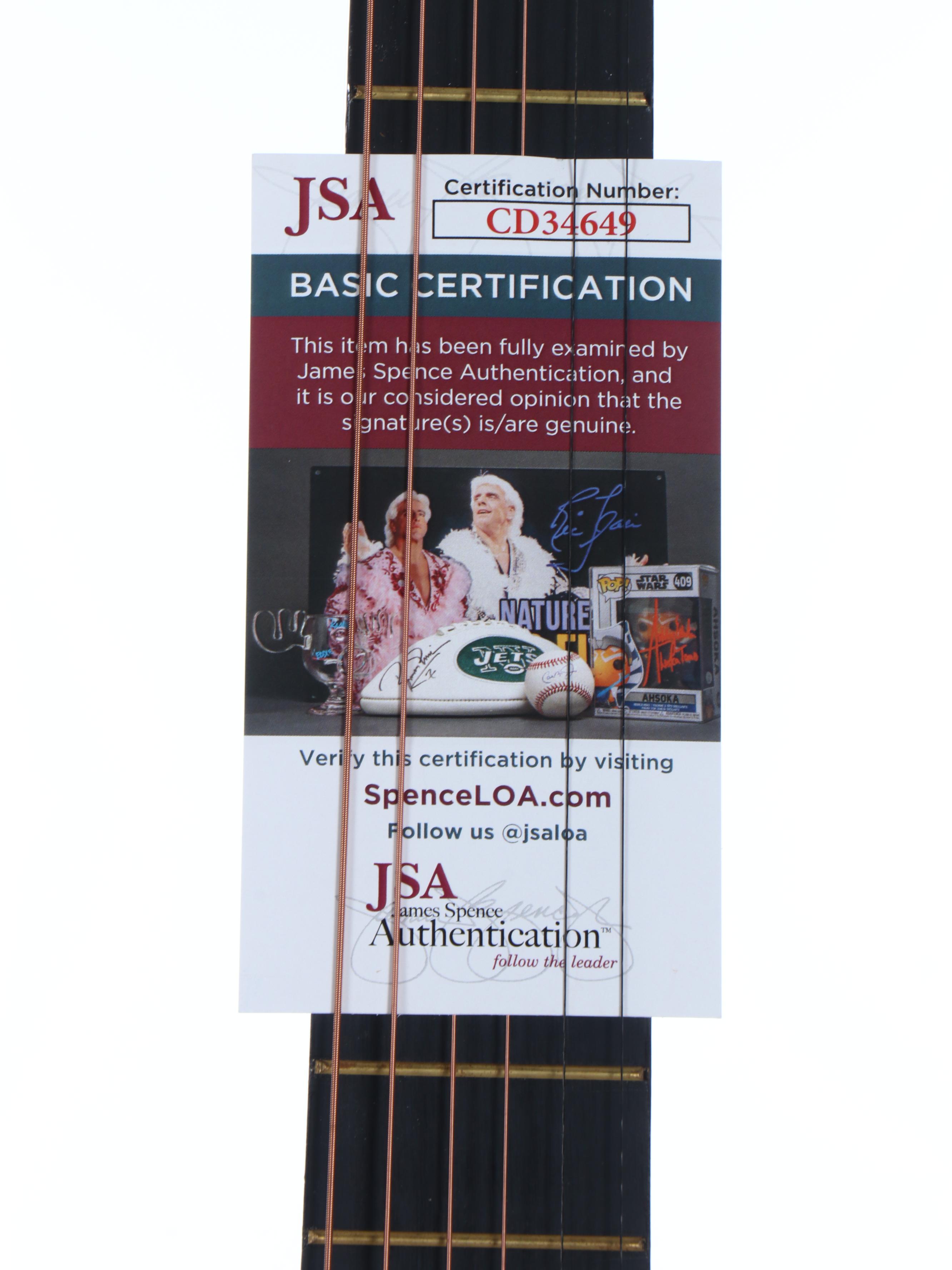 Taylor Swift Decal-Signed "The Eras Tour" Ashthorpe Acoustic Guitar, JSA