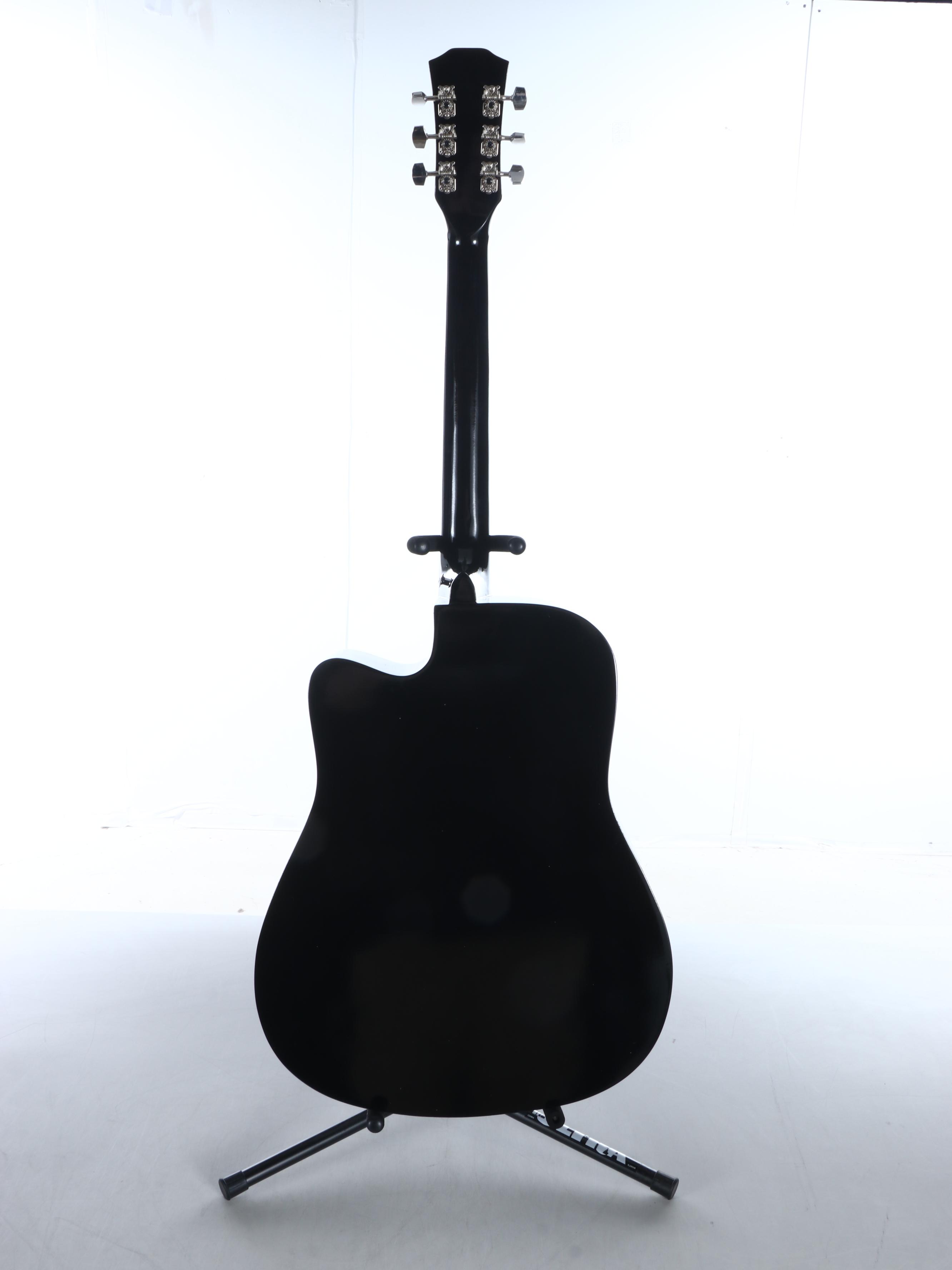 Taylor Swift Decal-Signed "The Eras Tour" Ashthorpe Acoustic Guitar, JSA