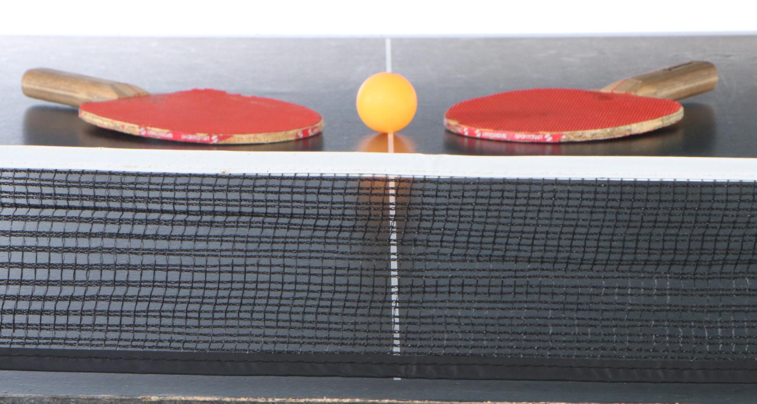 Stiga Folding Ping-Pong Table with Accessories