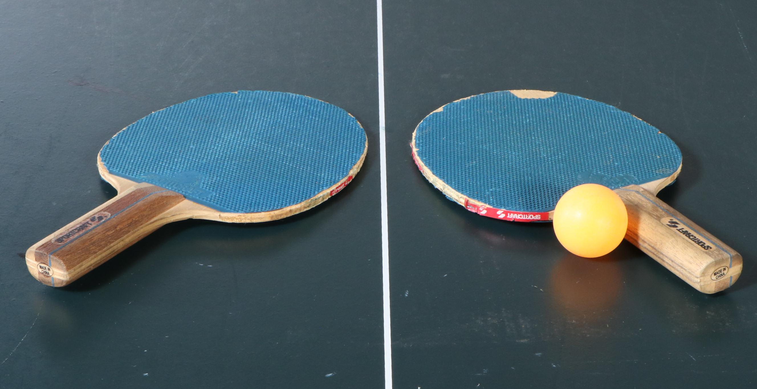 Stiga Folding Ping-Pong Table with Accessories