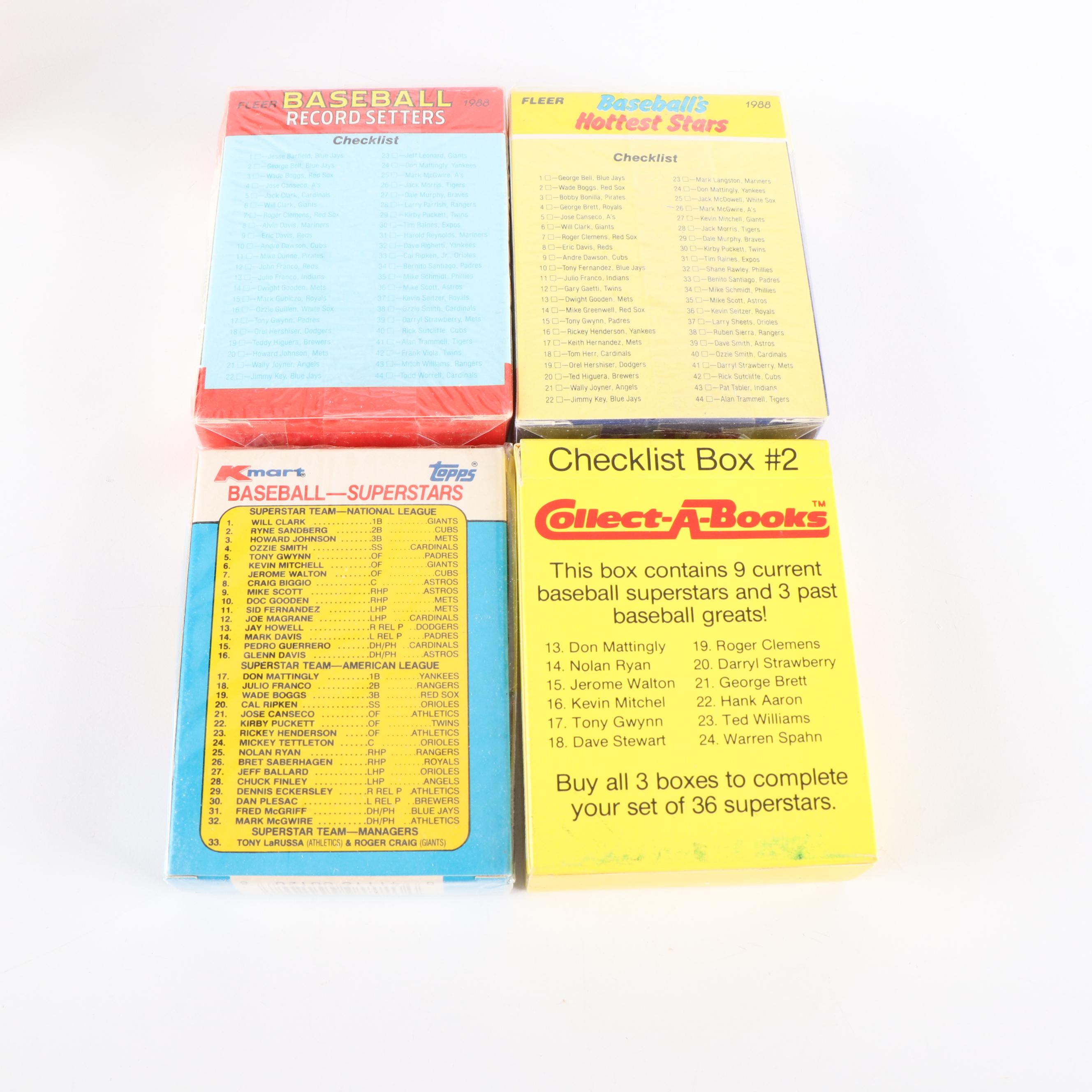 Large Box of Unopened Baseball Card Packs from Various Retailers, Late 1980s