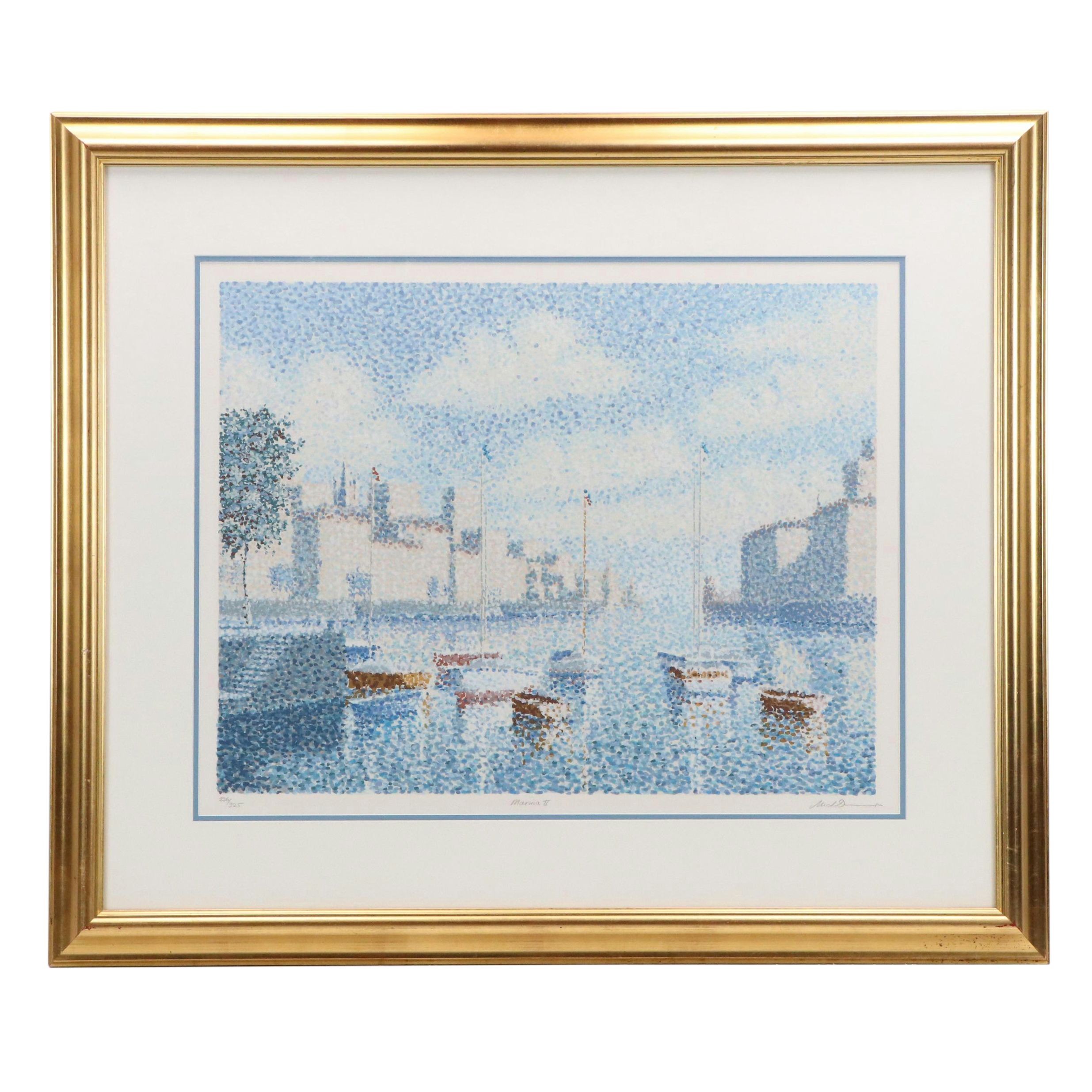 Mick Durrant Serigraph "Marina II," Late 20th Century