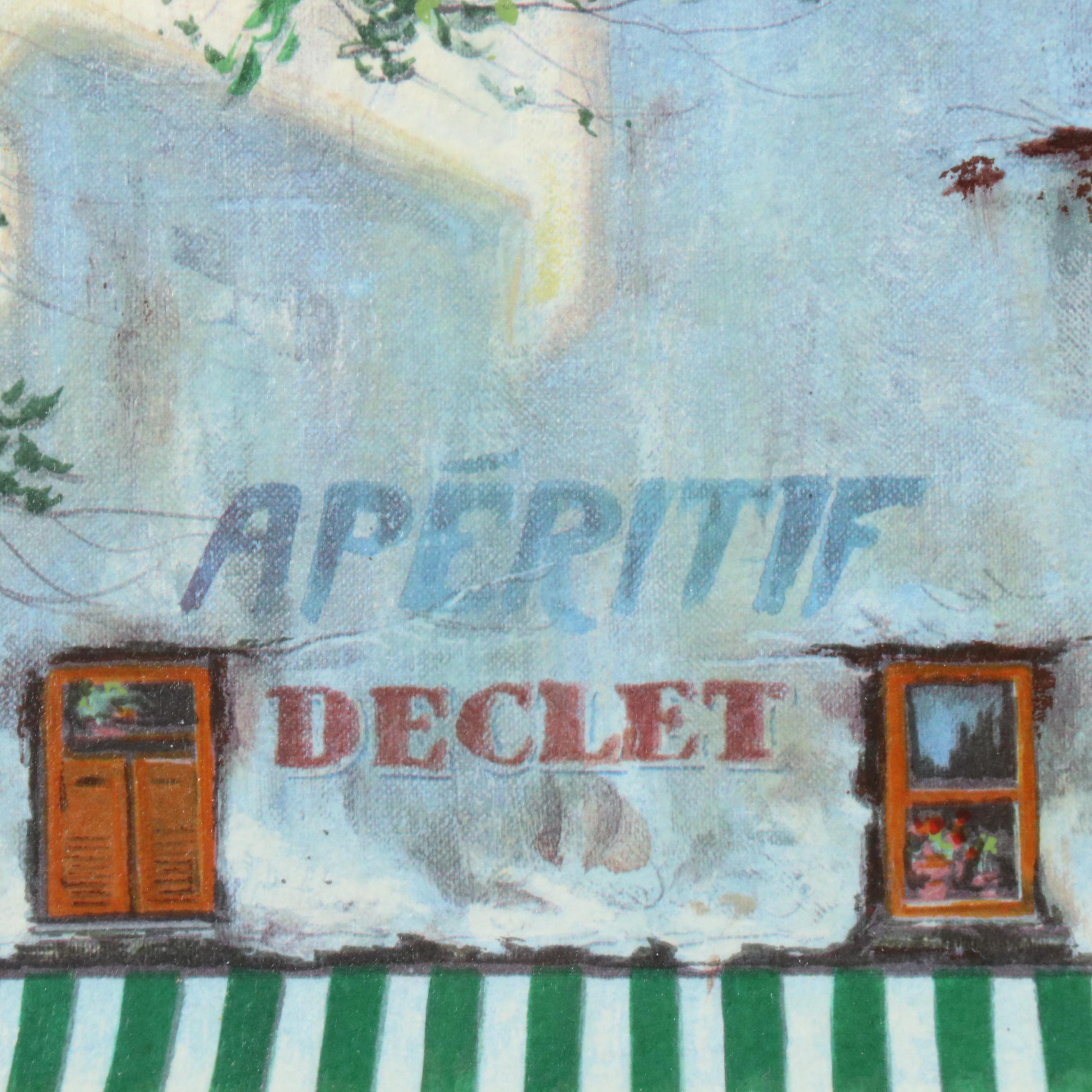 Louis Robichaud Parisian Cityscape Giclée "Passage"