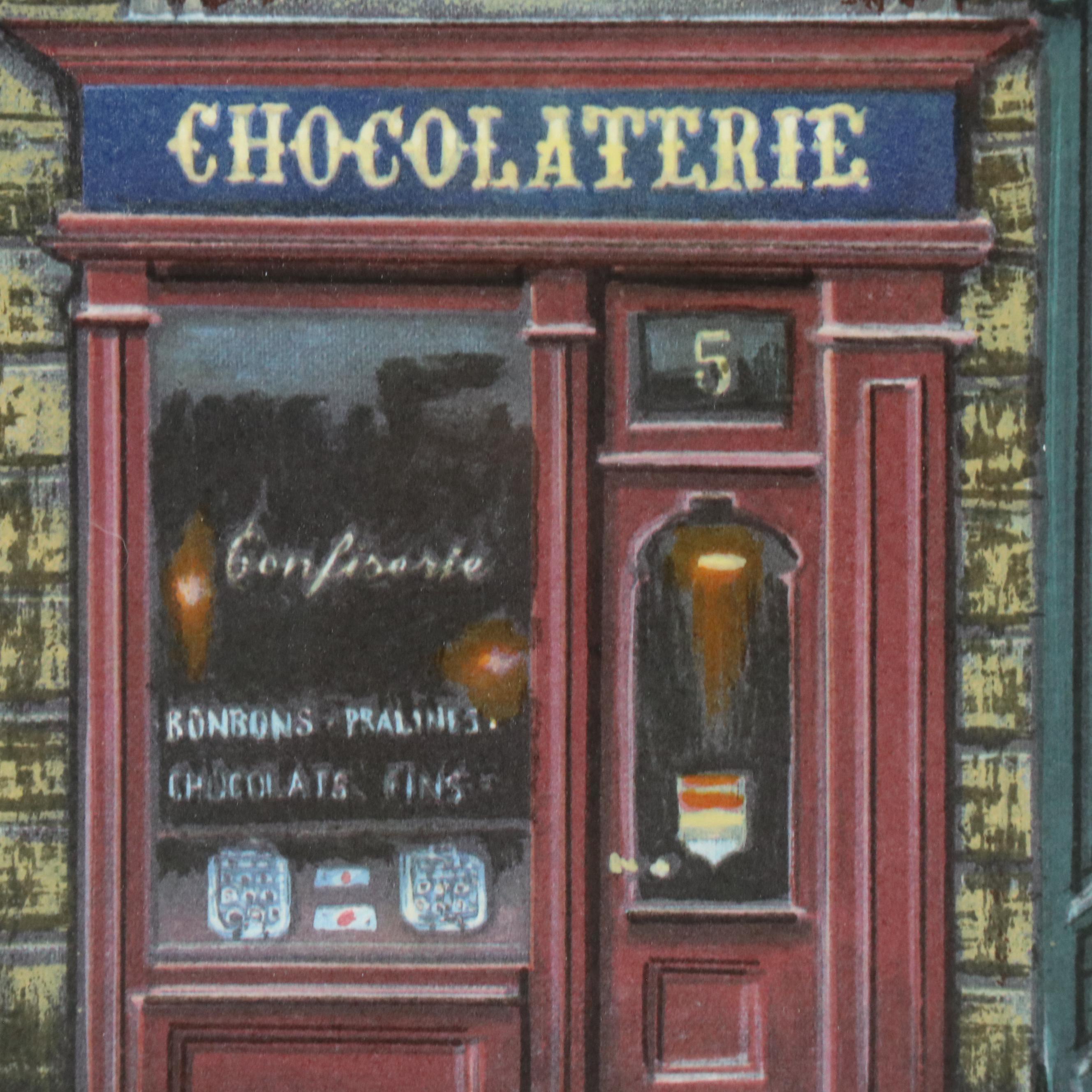 Louis Robichaud Parisian Cityscape Giclée "Passage"