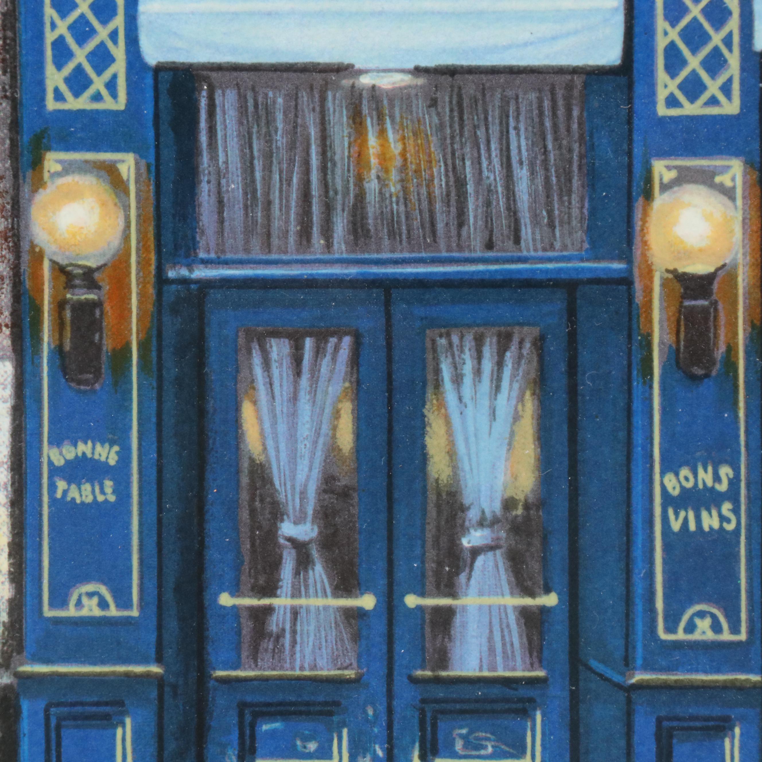 Louis Robichaud Parisian Cityscape Giclée "Passage"