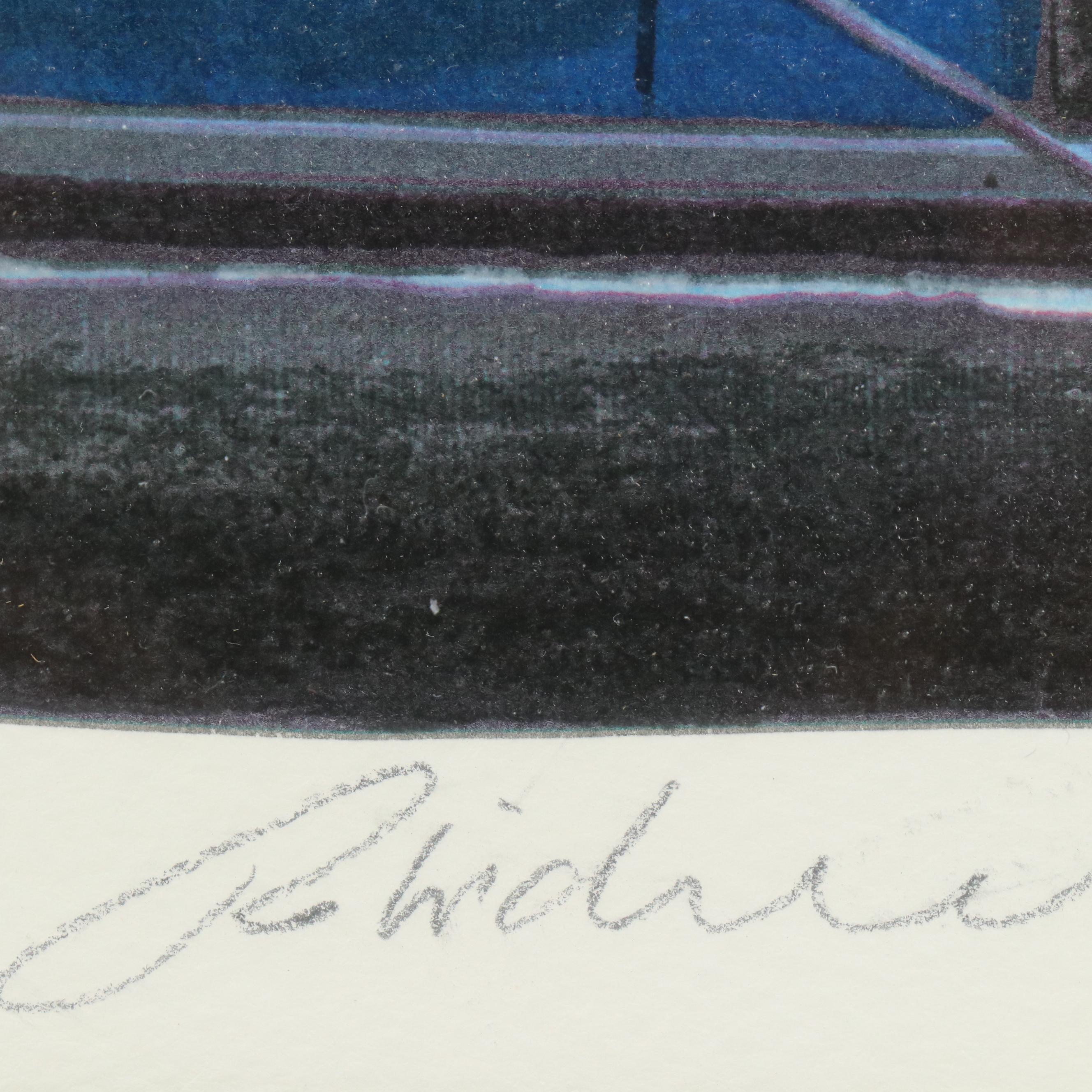 Louis Robichaud Parisian Cityscape Giclée "Passage"