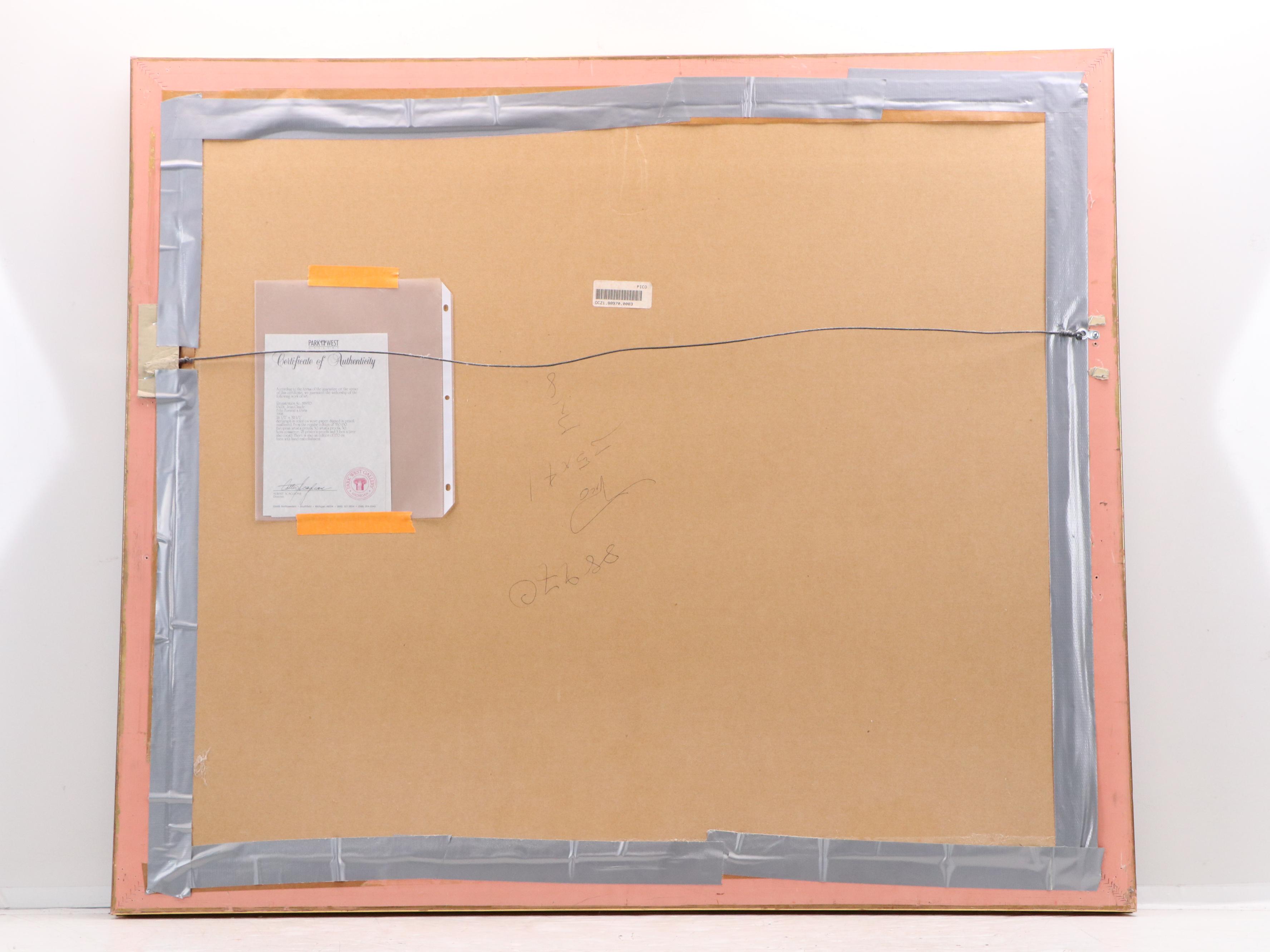 Jean-Claude Picot Serigraph "Fete Foraine a Paris," 1998