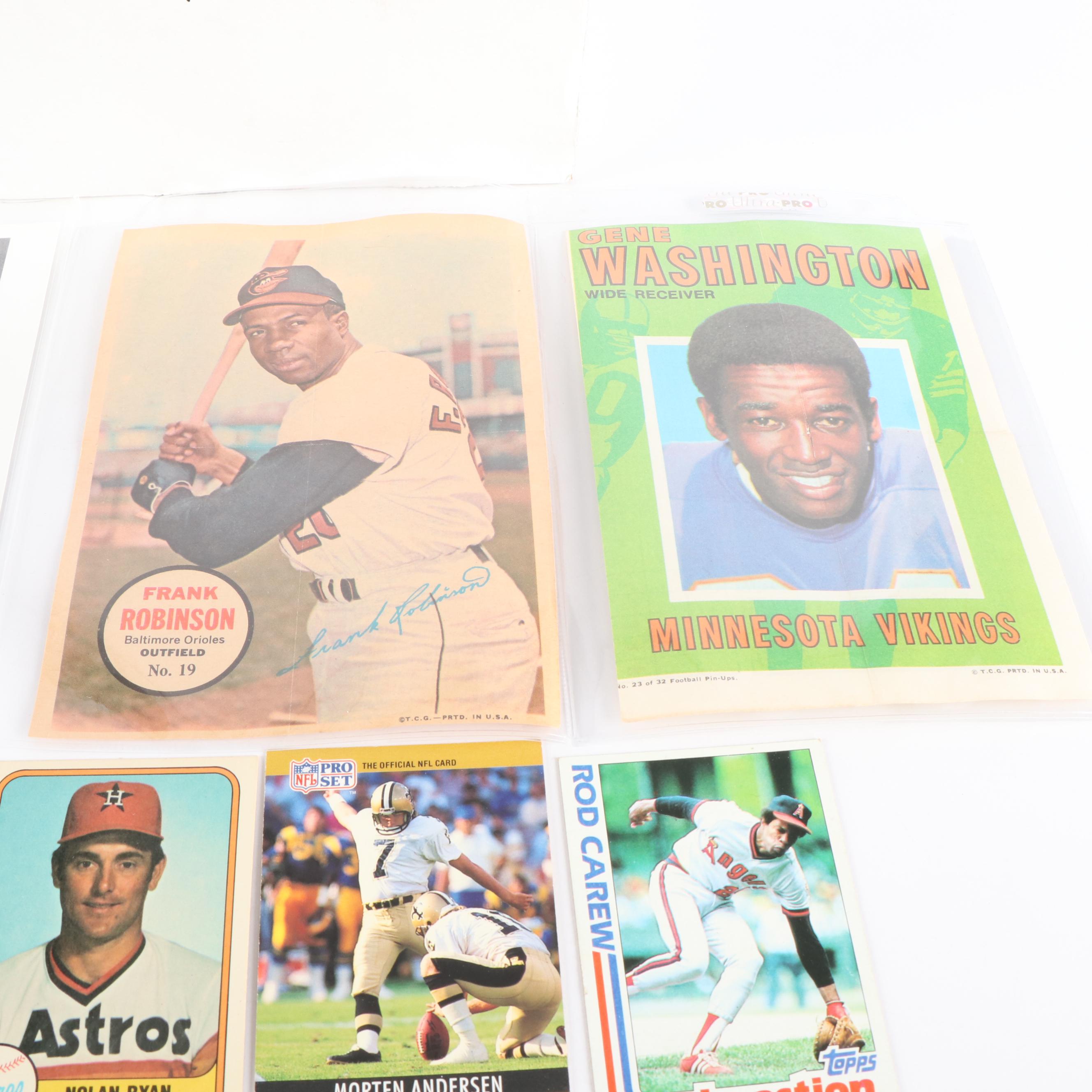 Signed Photo of Bob Feller & Collection of Baseball Cards, 60s to 90s