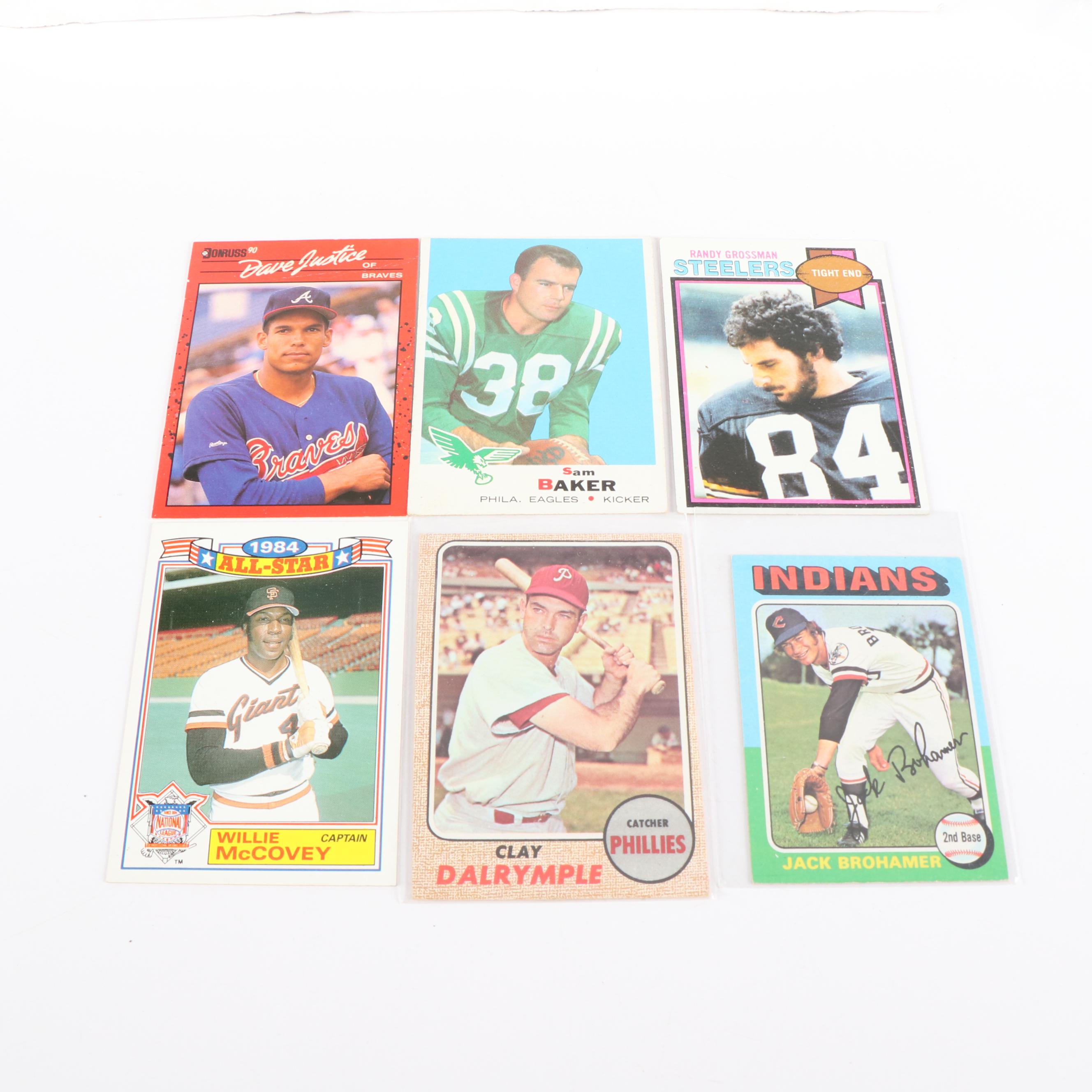 Signed Photo of Bob Feller & Collection of Baseball Cards, 60s to 90s