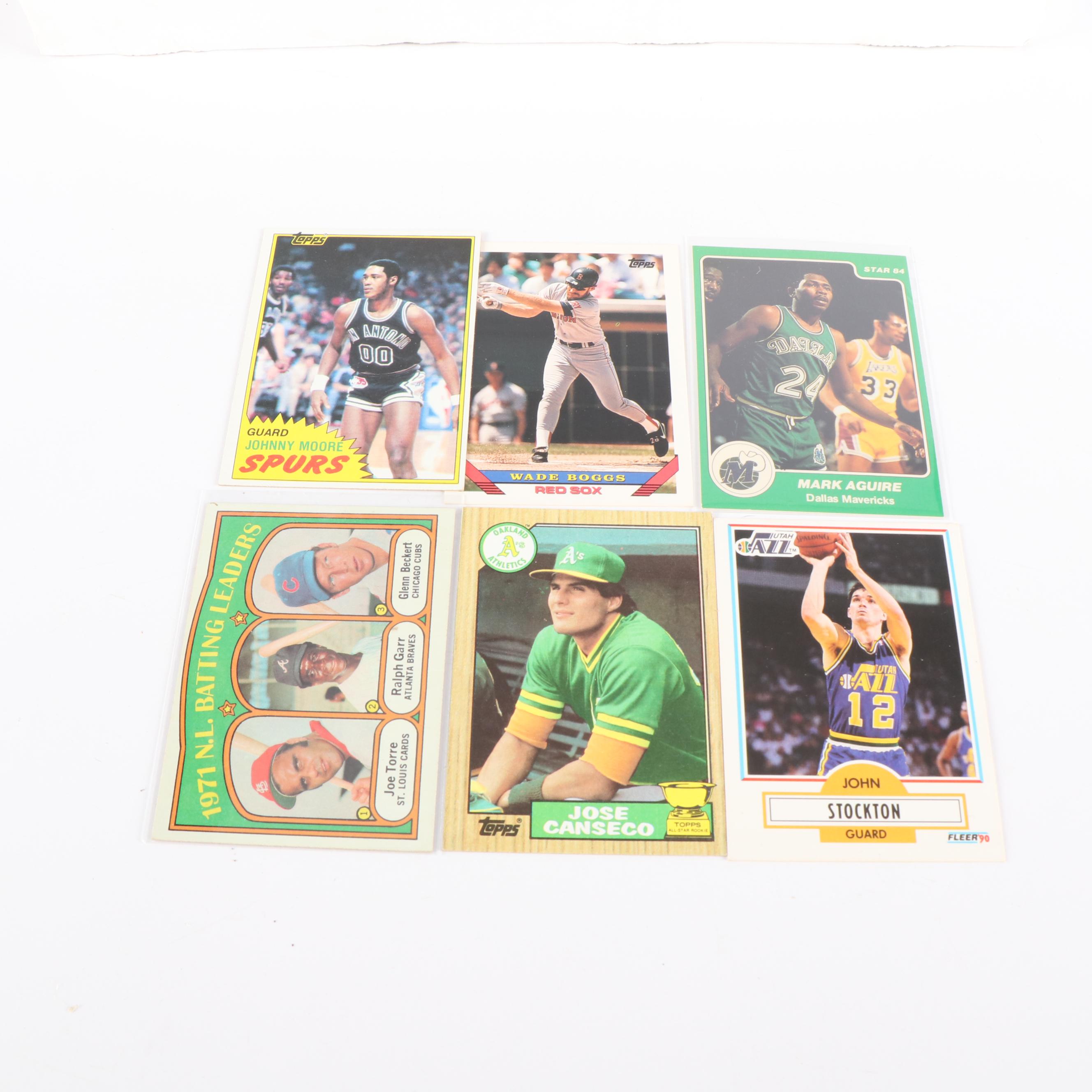 Signed Photo of Bob Feller & Collection of Baseball Cards, 60s to 90s