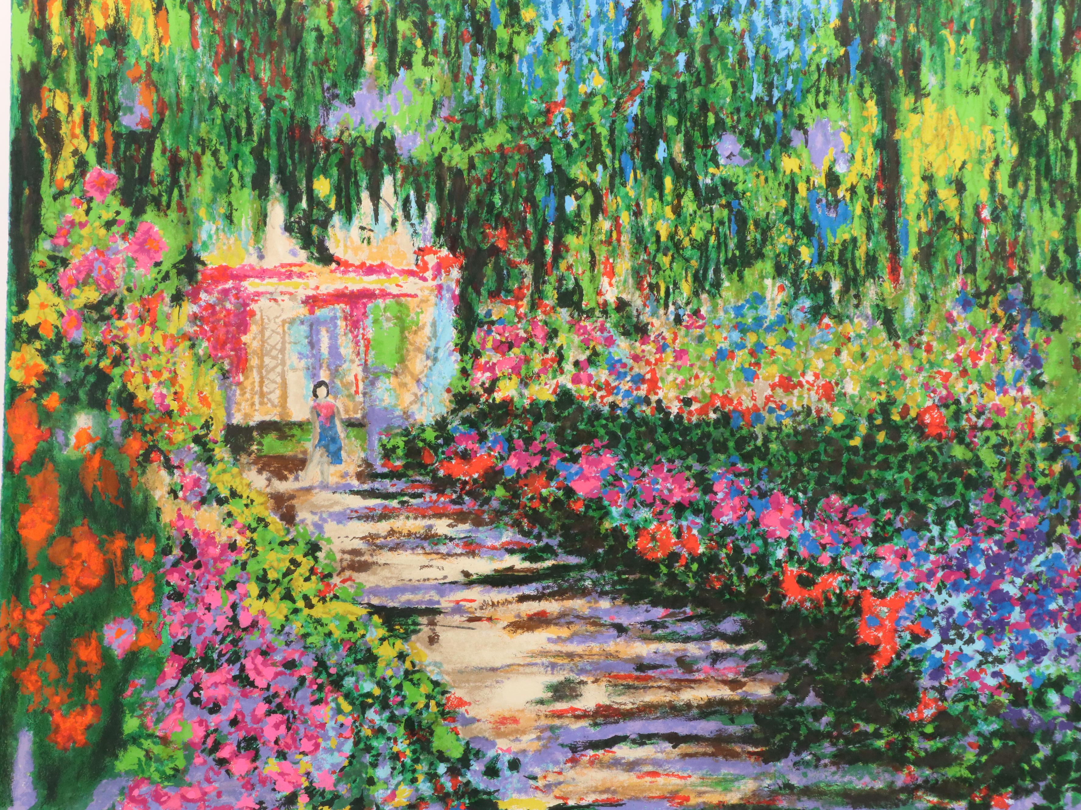 Yuval Wolfson Serigraph "Hommage to Giverny," 1990-1991