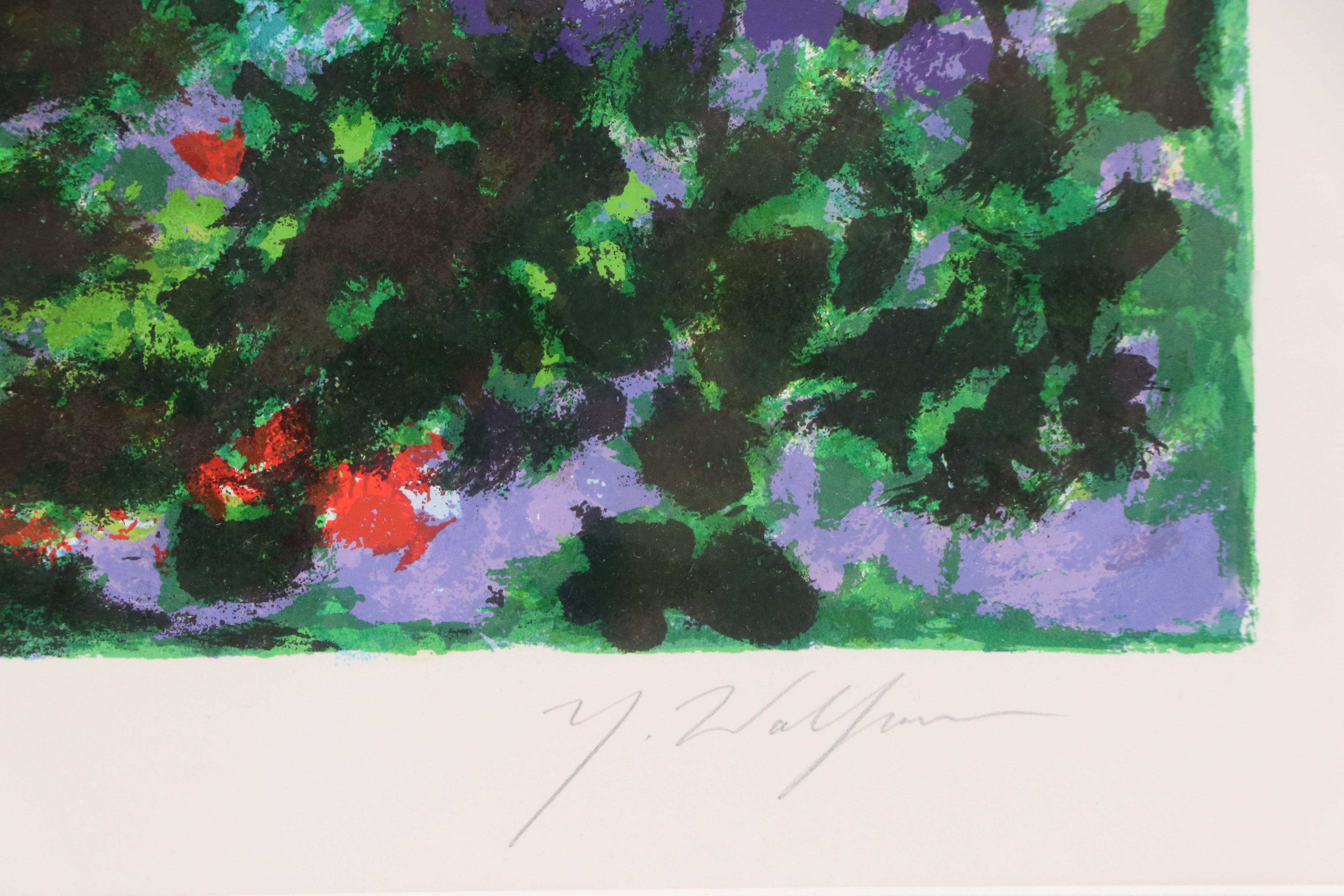 Yuval Wolfson Serigraph "Hommage to Giverny," 1990-1991