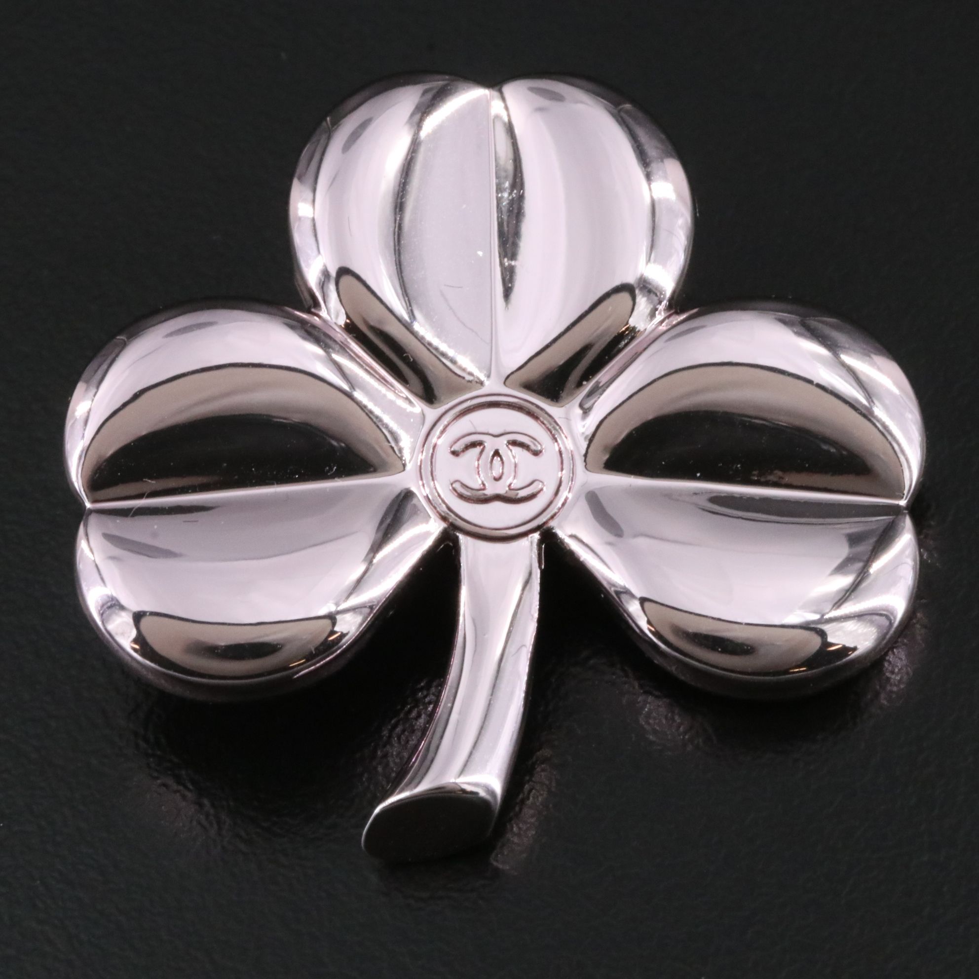 Chanel CC Clover Pin