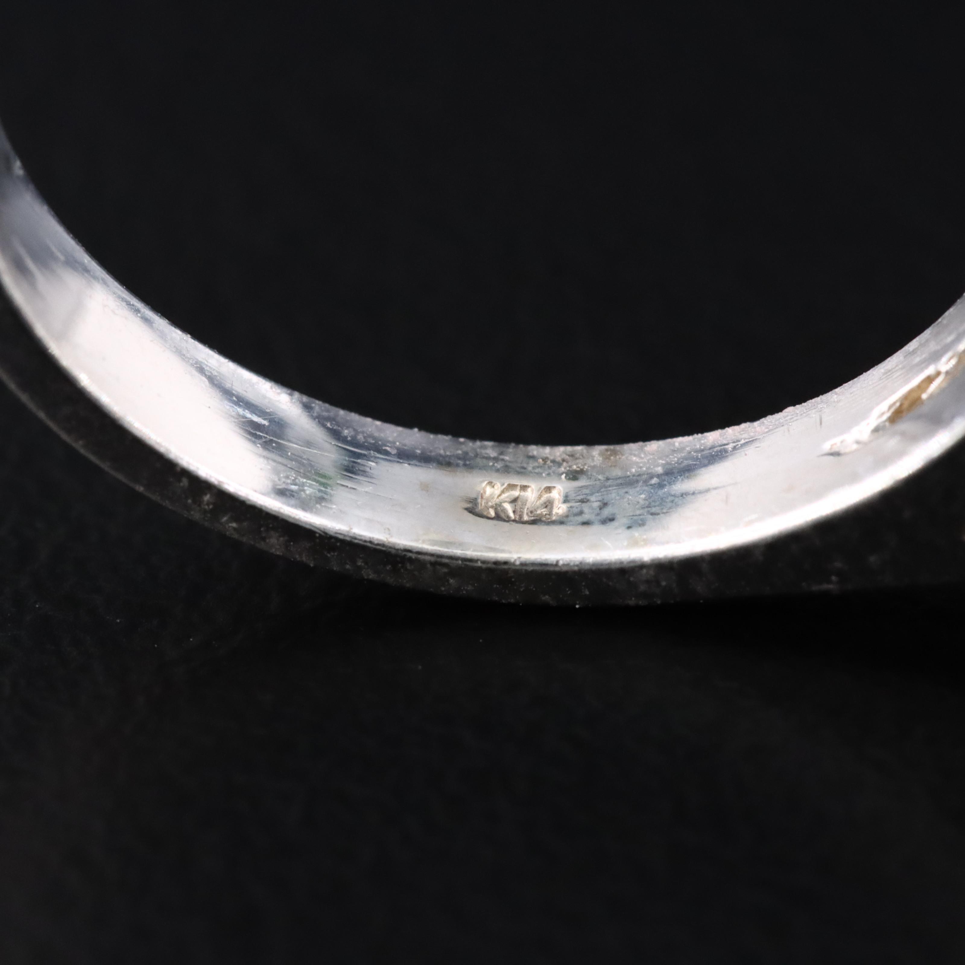 14K 6.09 CT Aquamarine and 1.12 CTW Diamond Ring with GIA Report