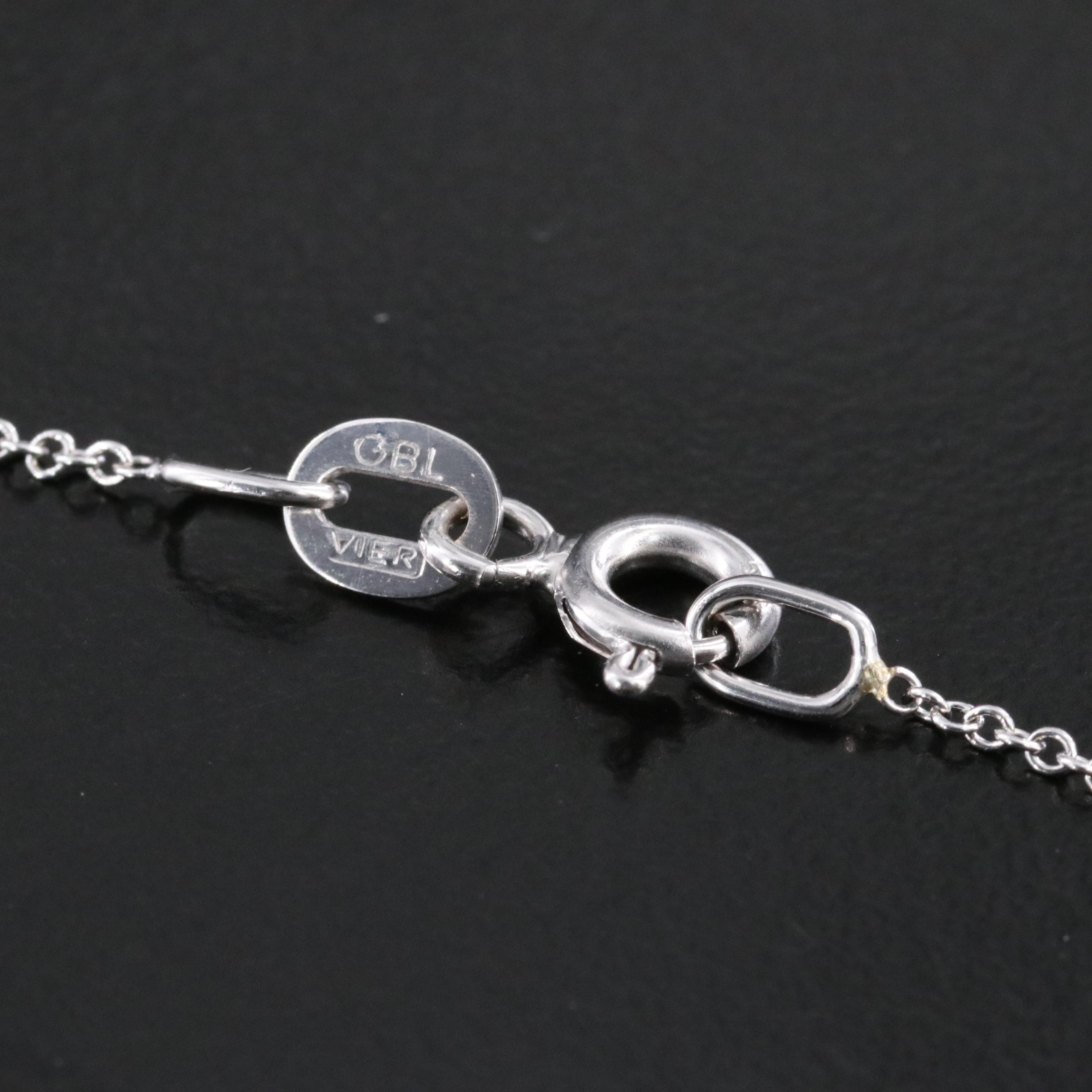 14K 4.35 CT Lab Grown Diamond Solitaire Pendant Necklace with IGI Report