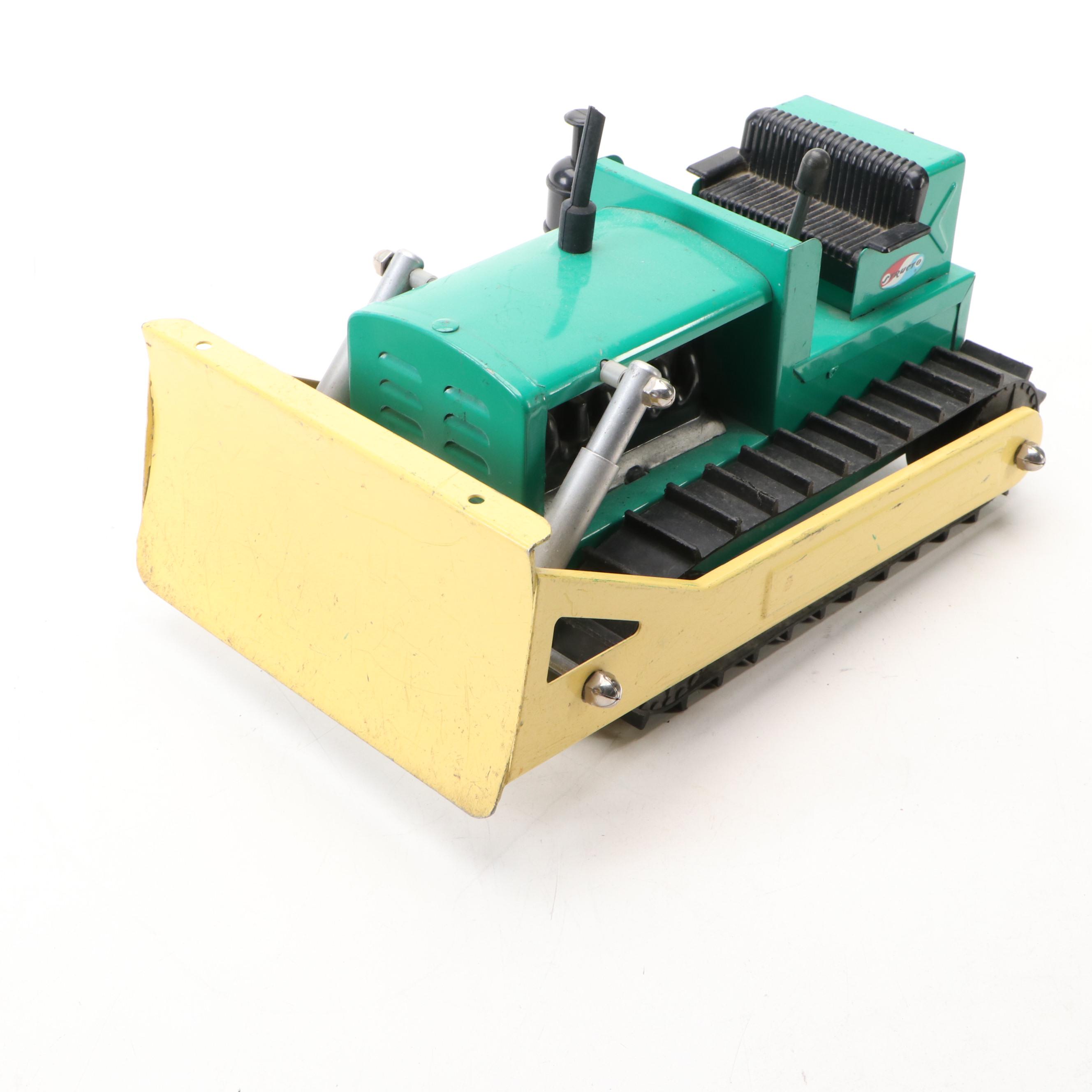 Ny-Lint Clark Equipment Michigan T-25 Steel Crane Truck with Structo Bulldozer