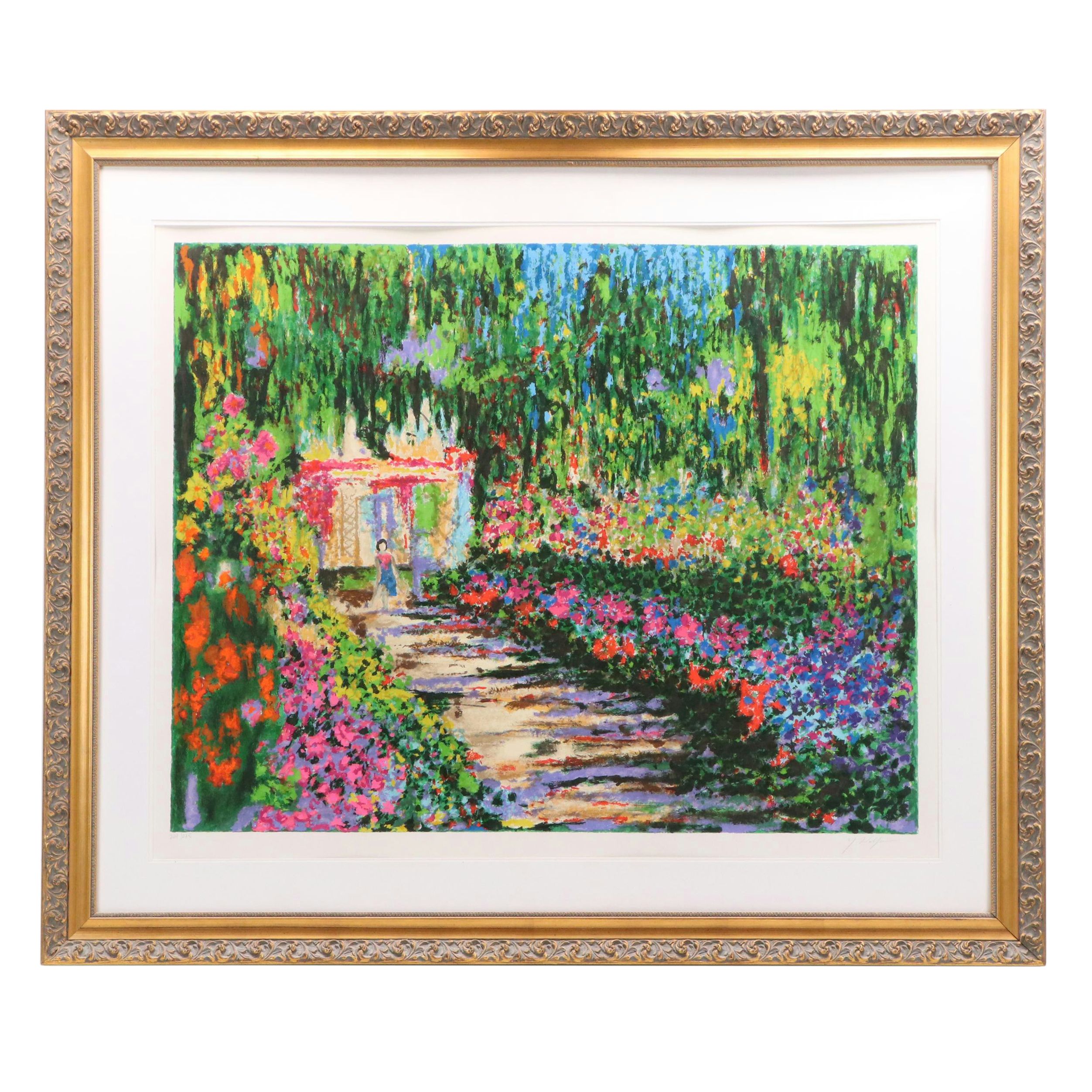 Yuval Wolfson Serigraph "Hommage to Giverny," 1990-1991