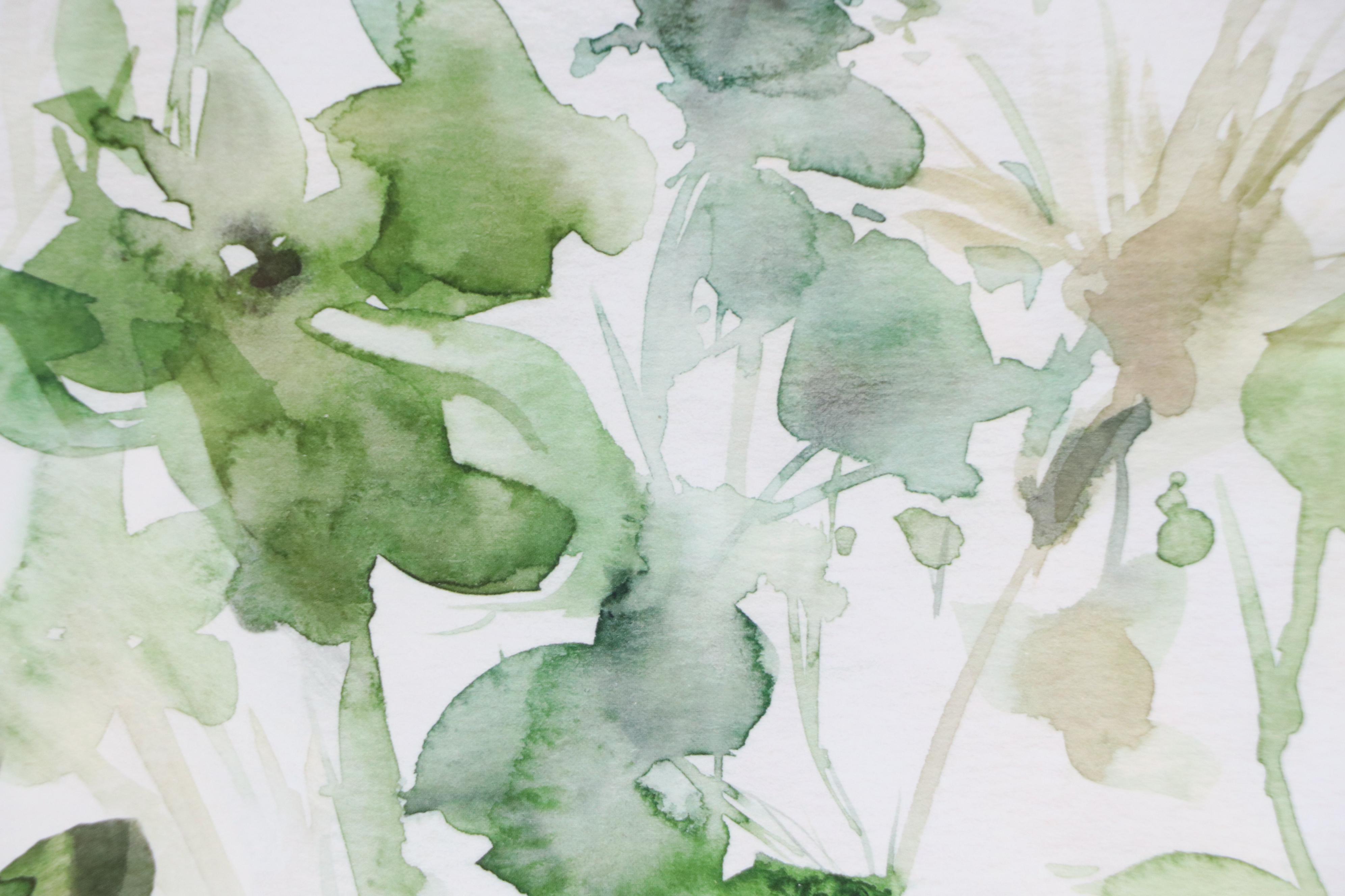 After Carol Robinson Offset Lithographs "Sage Garden I" and "Sage Garden II"