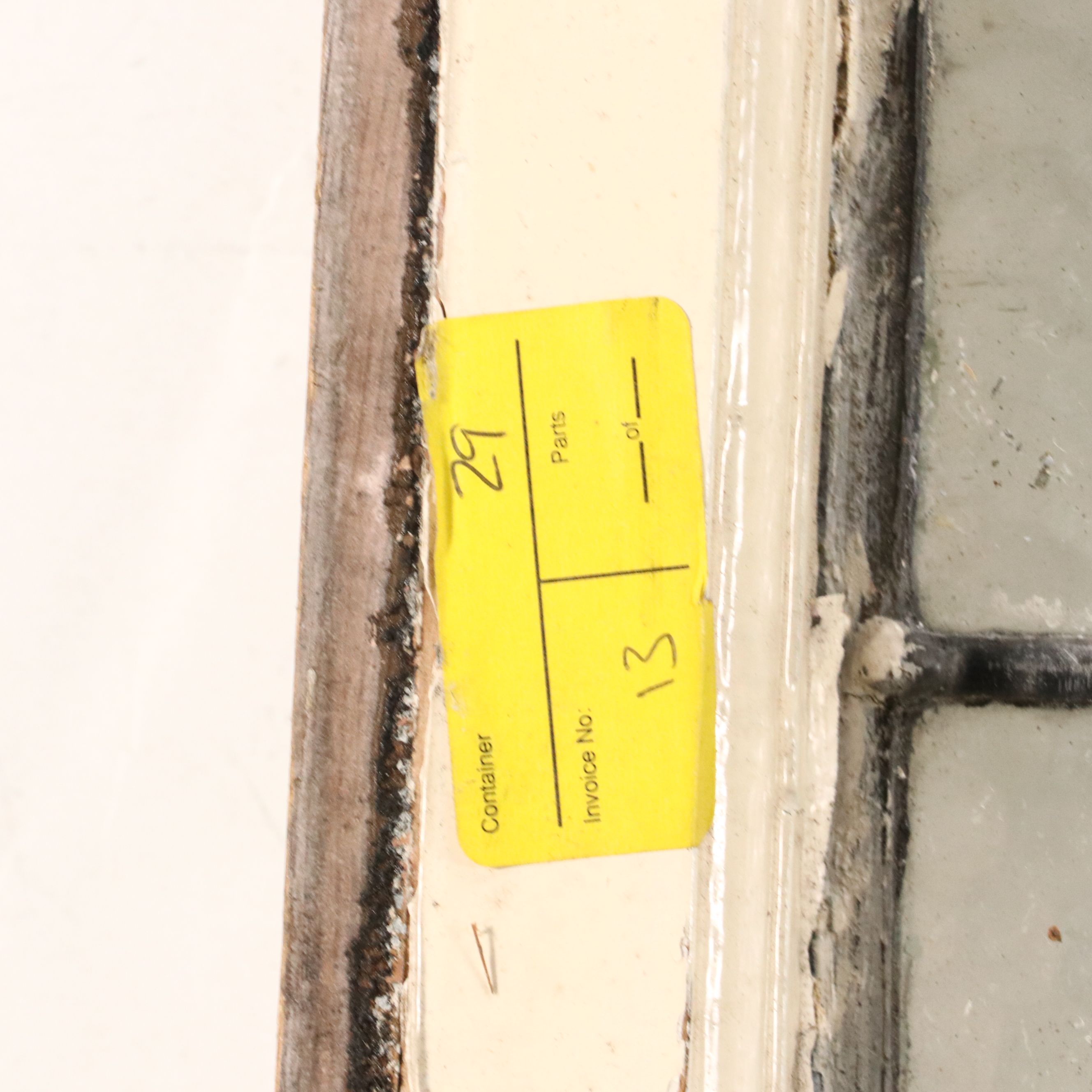 English Style Floral Stained Lead Glass Window Panel