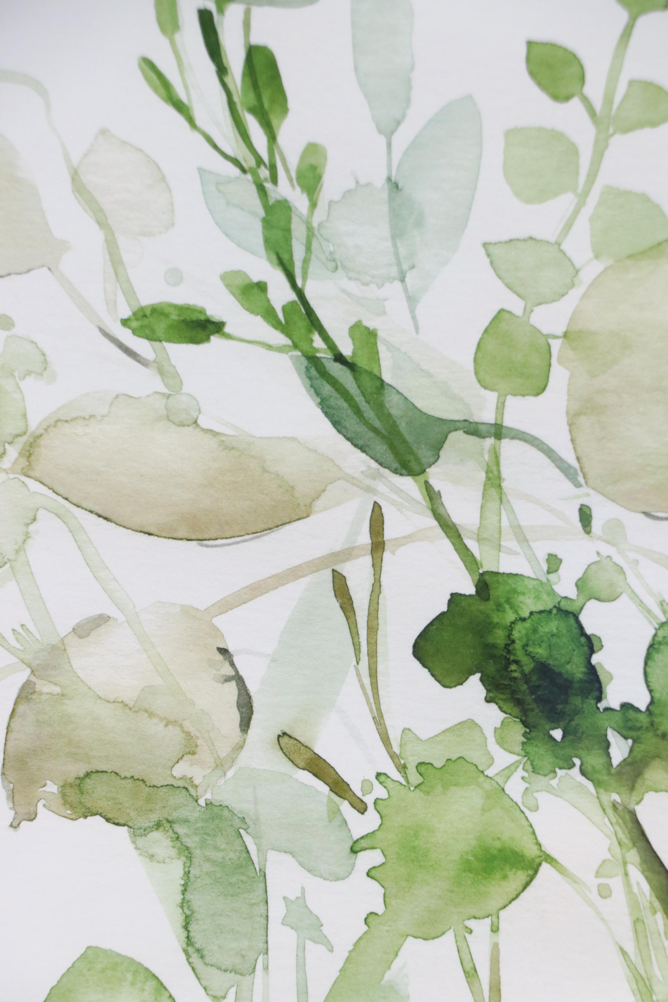 After Carol Robinson Offset Lithographs "Sage Garden I" and "Sage Garden II"