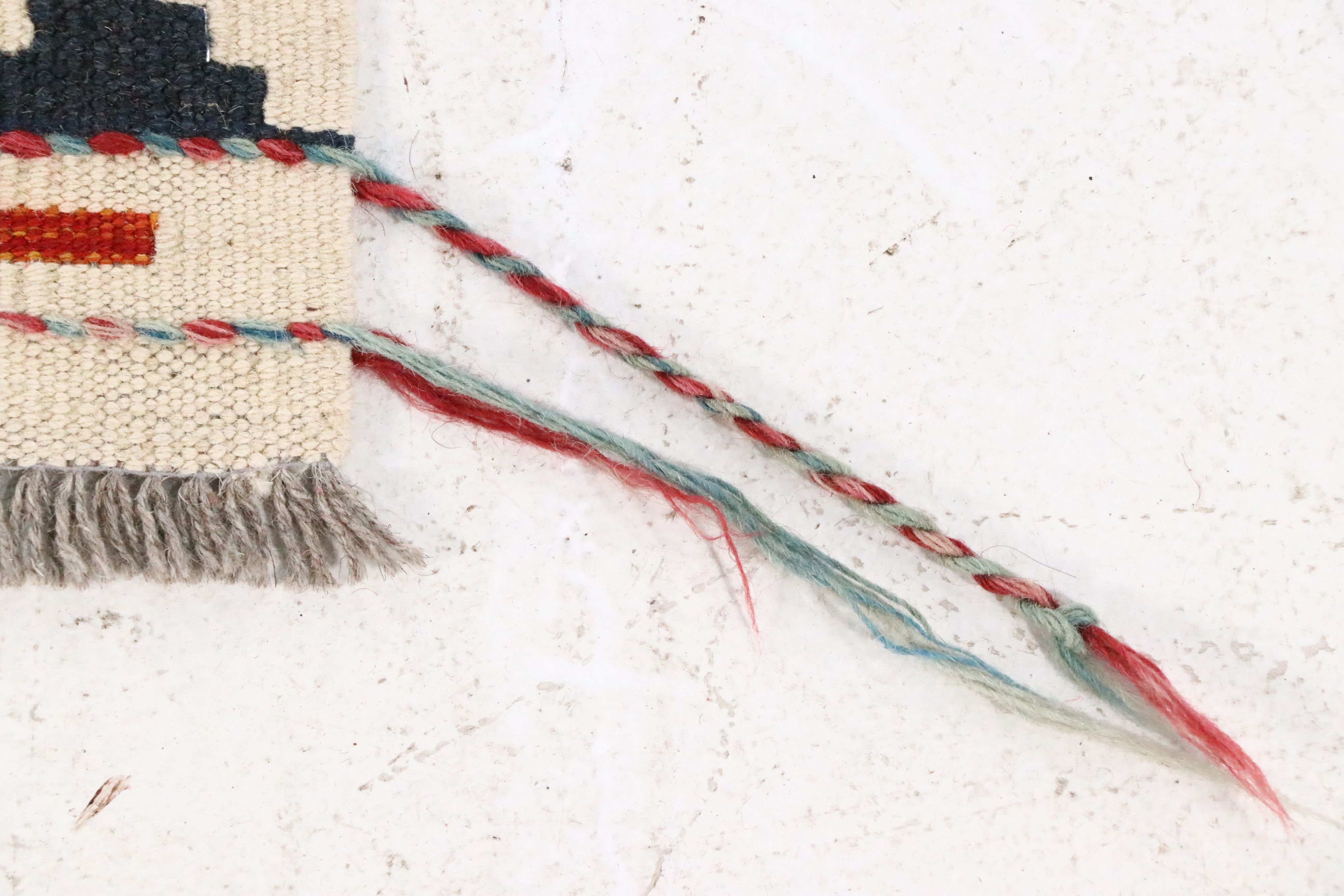 5'8 x 8'1 Handwoven Pakistani Kilim Area Rug