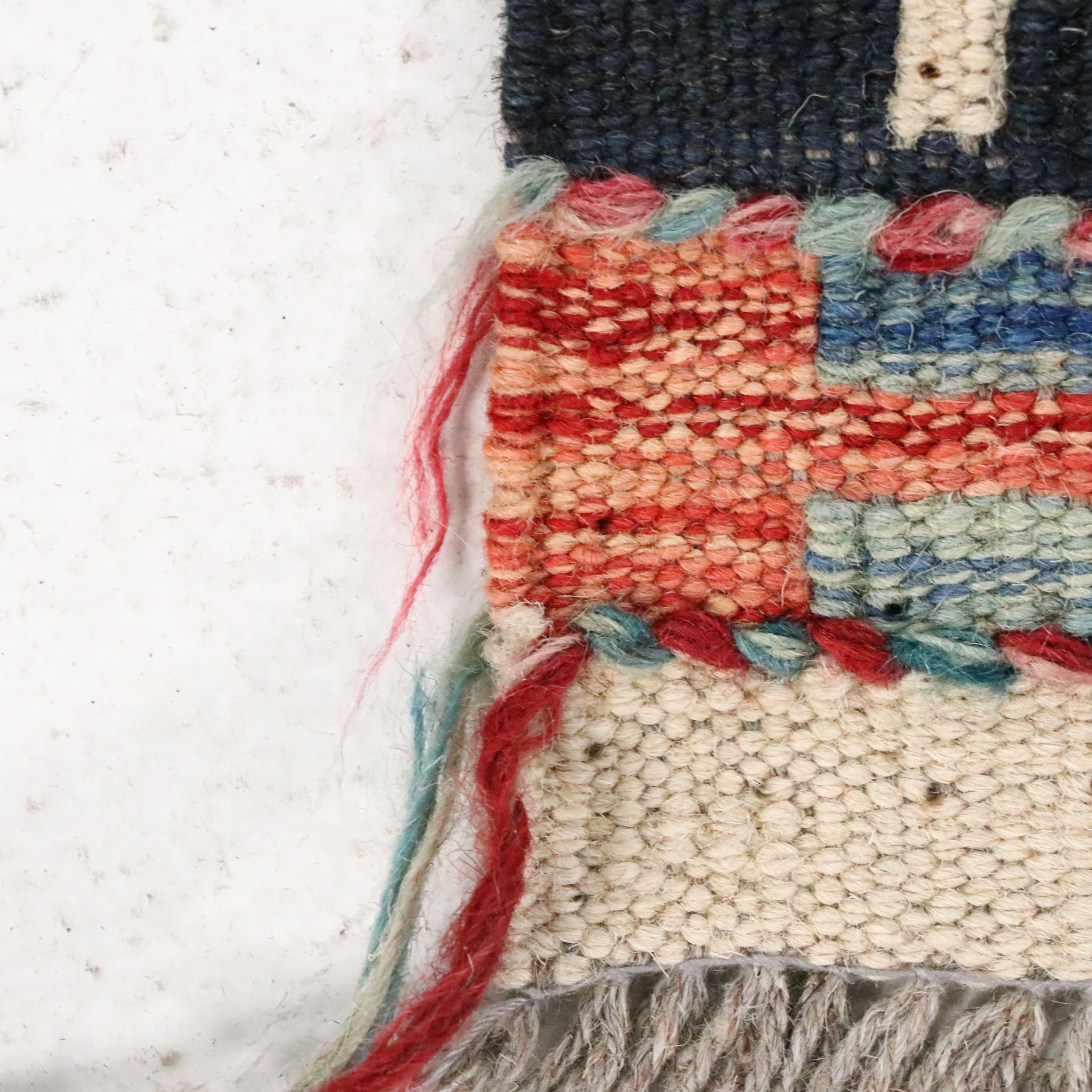 5'8 x 8'1 Handwoven Pakistani Kilim Area Rug