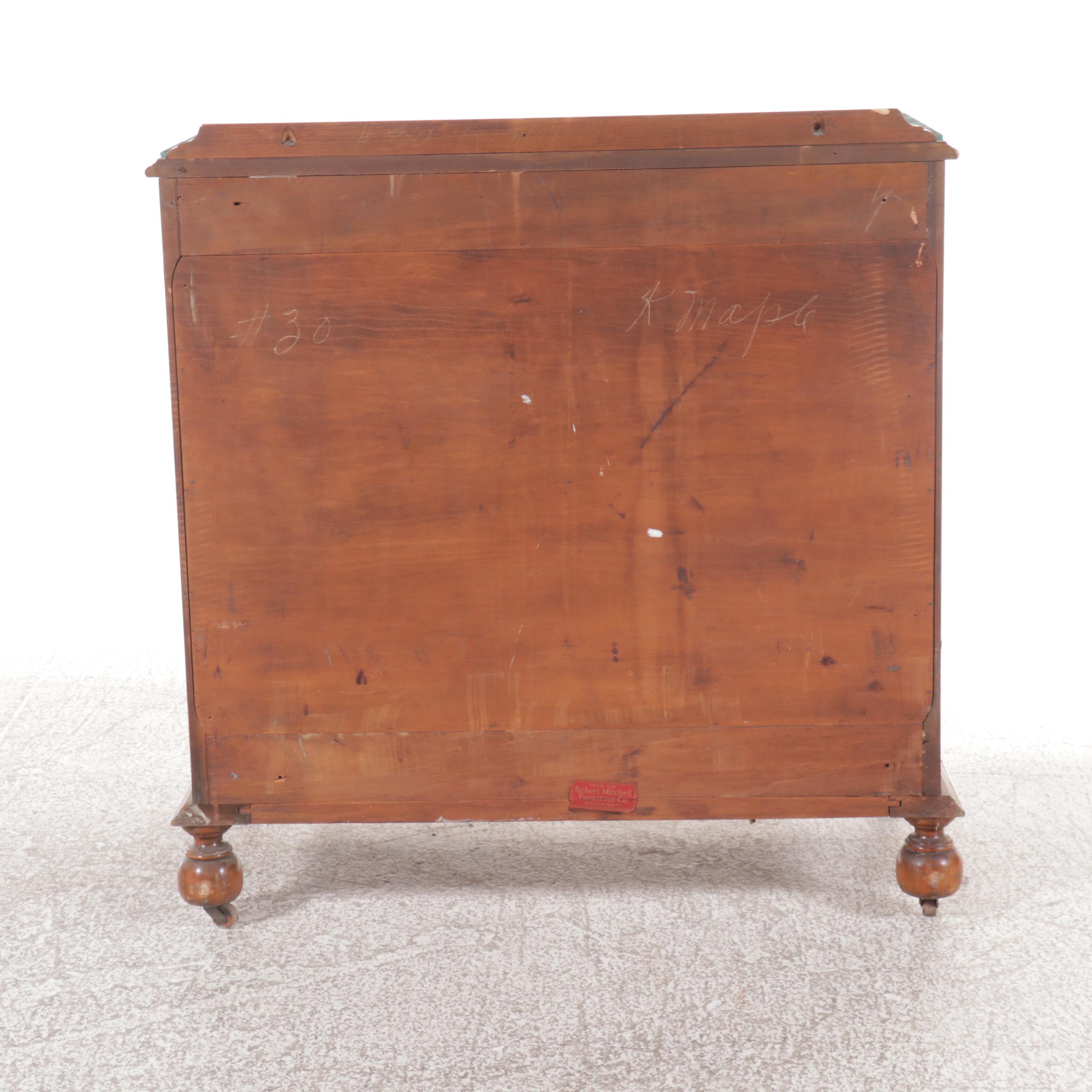 Robert Mitchell Furniture Co. Birdseye Maple Chest of Drawers