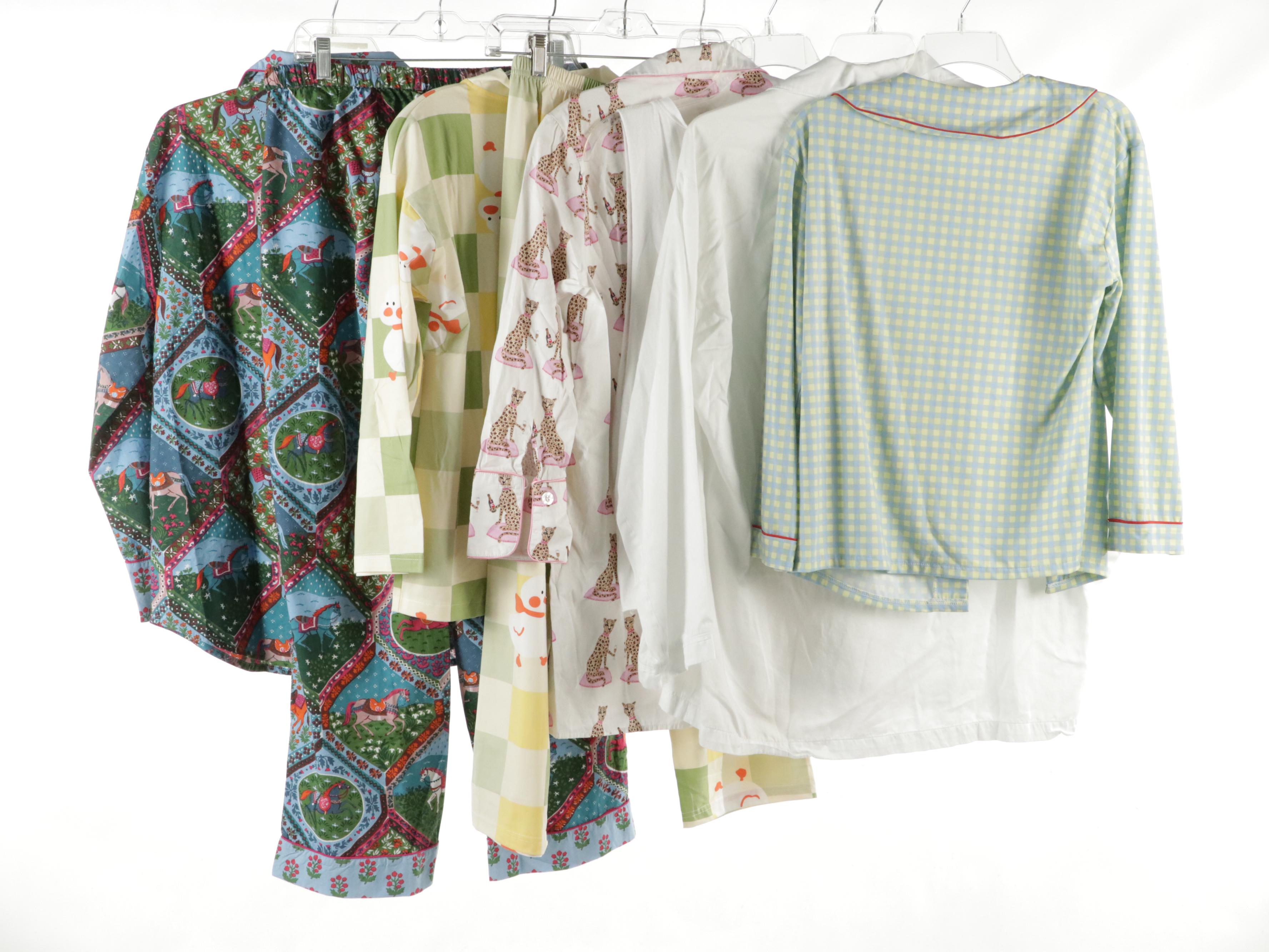 Print Fresh & Leisure Wear Printed Long Sleeve Pajama Set, Toss Nightgown & More