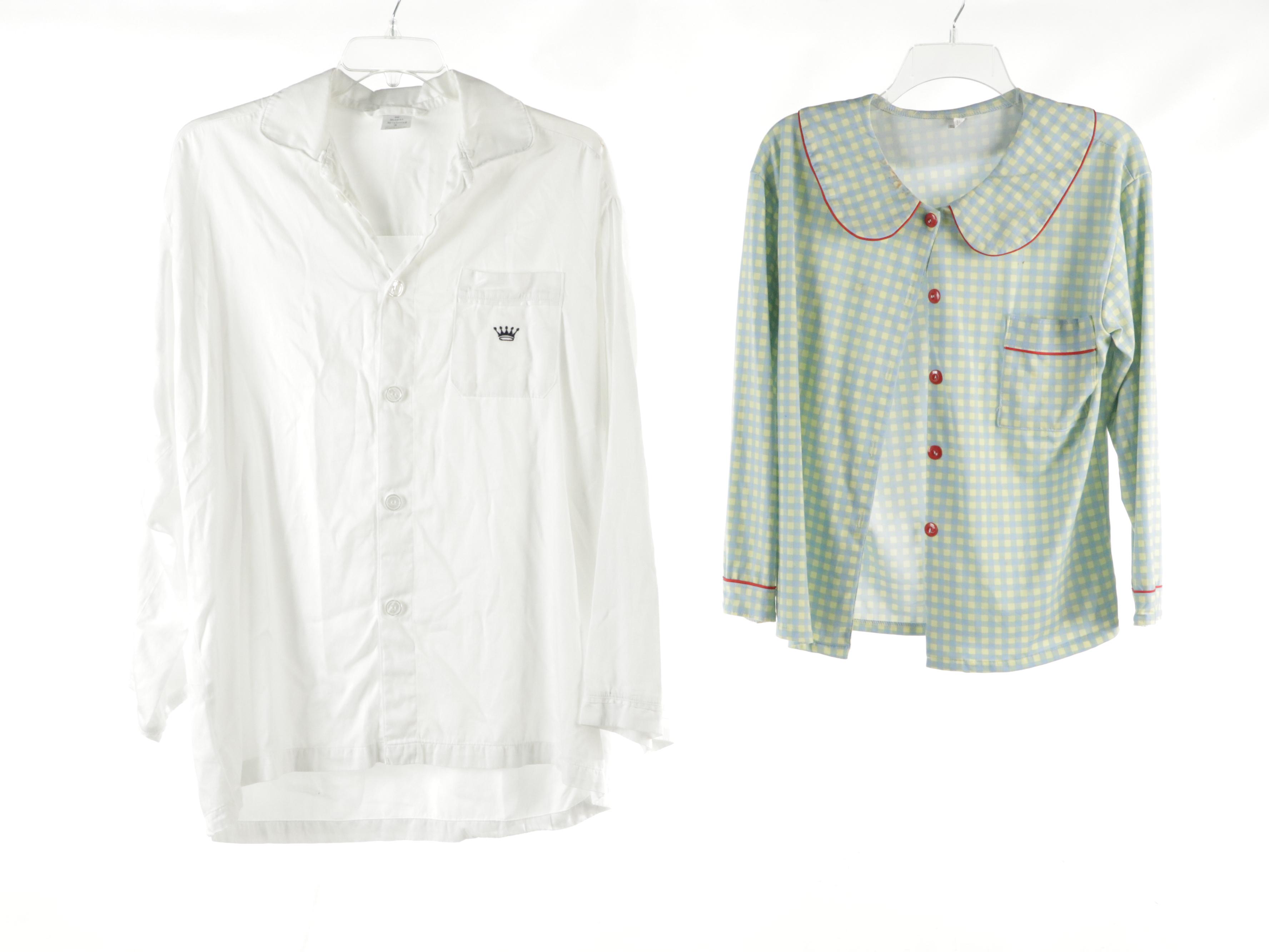 Print Fresh & Leisure Wear Printed Long Sleeve Pajama Set, Toss Nightgown & More