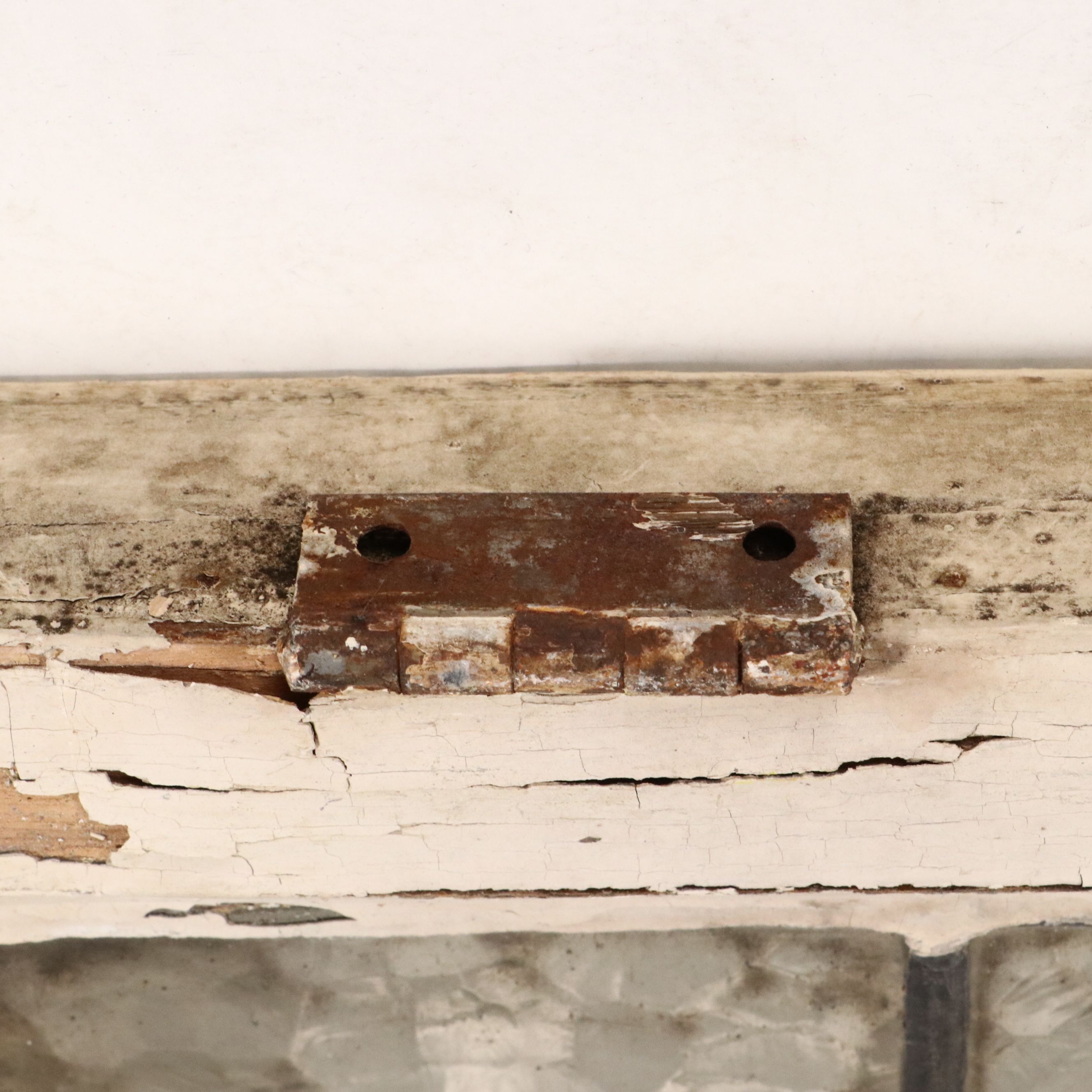 English Style Green and Red Stained Lead Glass Window Panel