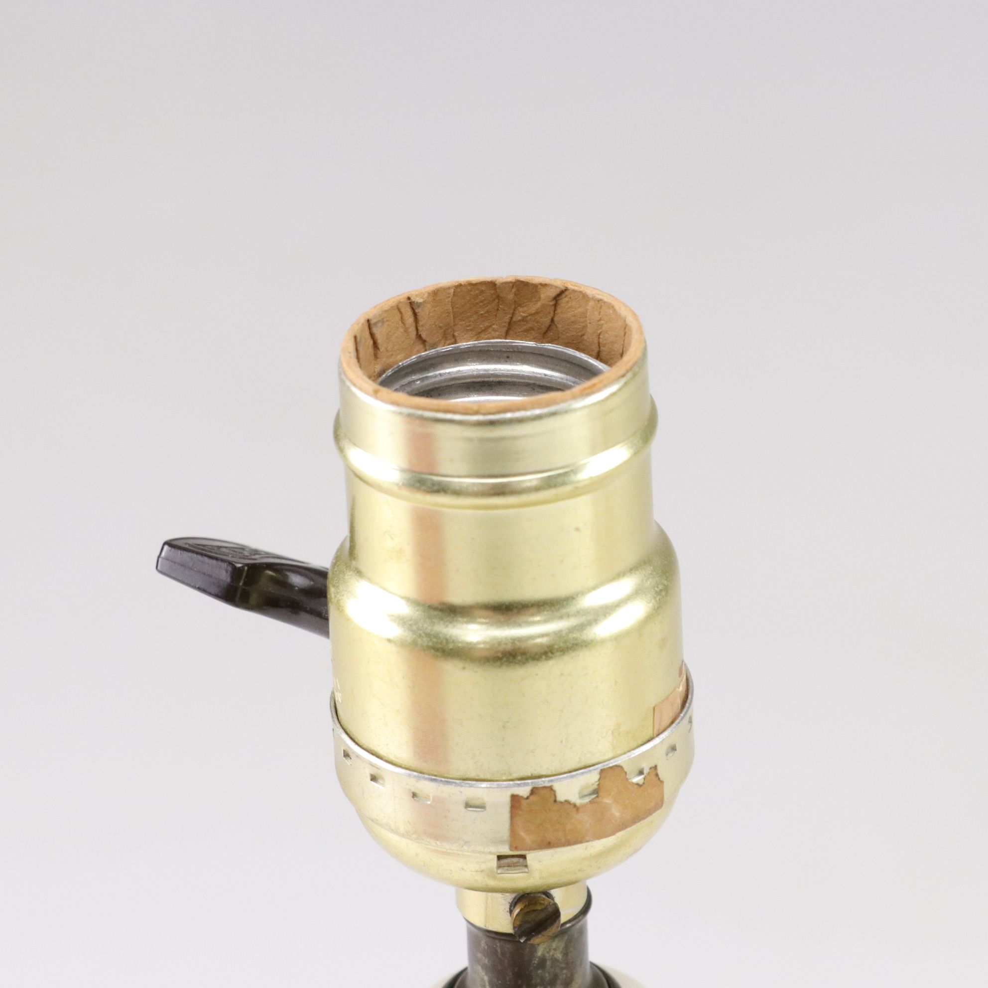 Victorian Style Colonial Couple Gilt Porcelain Figural Lamps in Pair