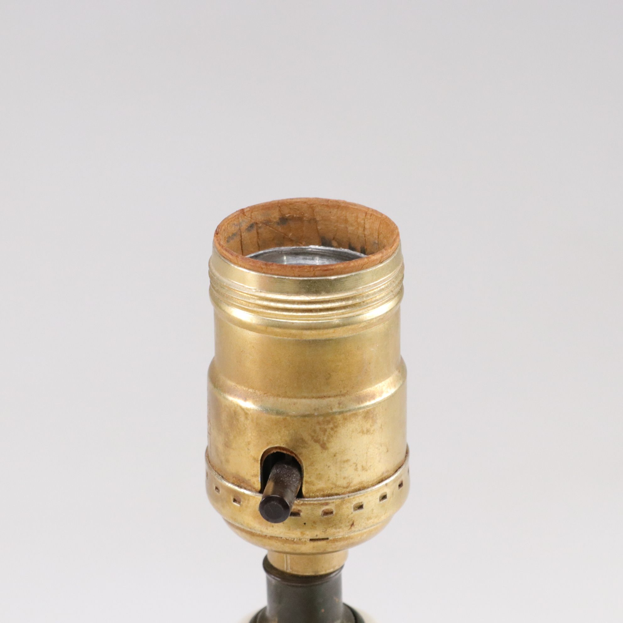 Victorian Style Colonial Couple Gilt Porcelain Figural Lamps in Pair