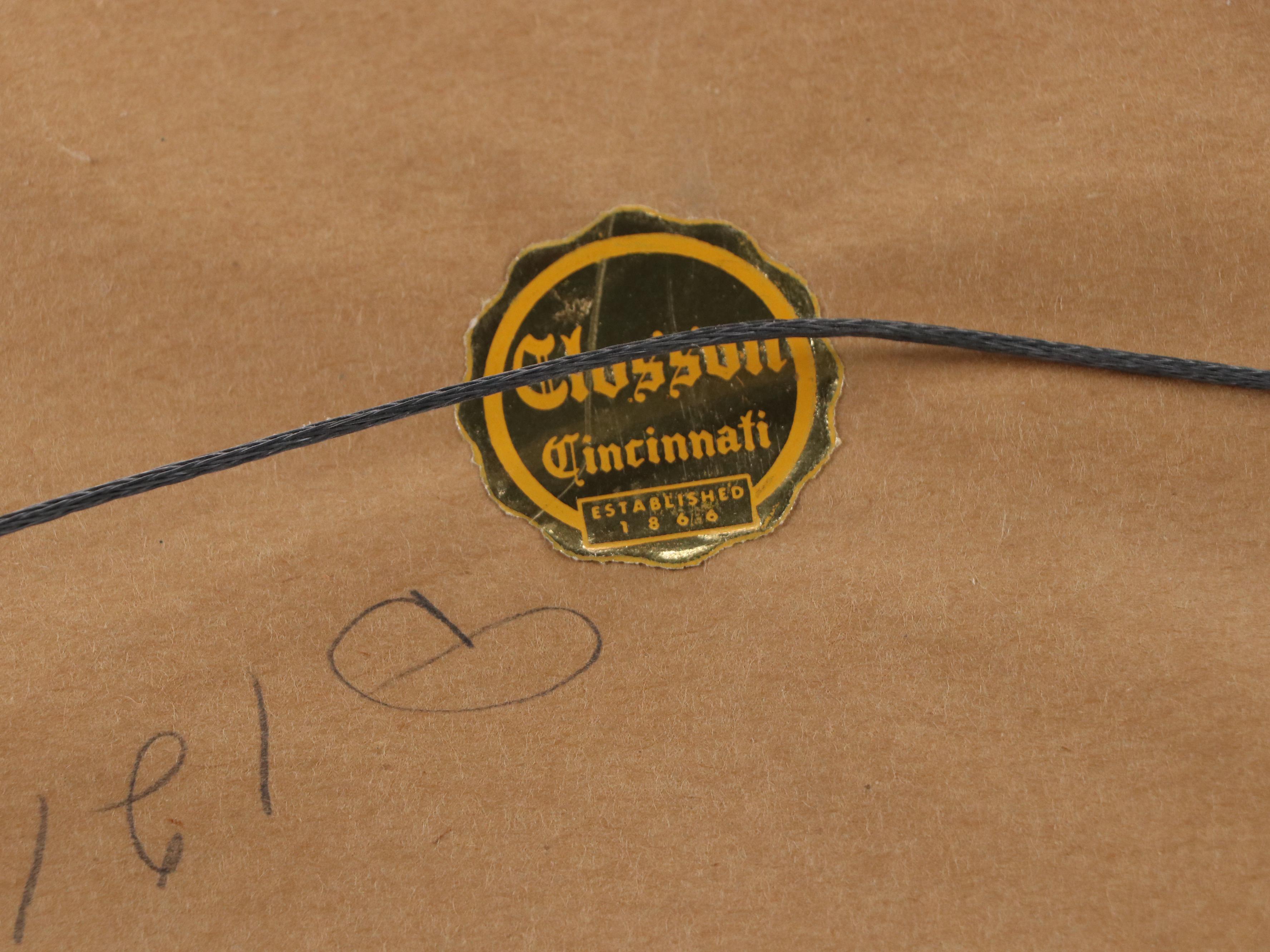 Signed Photograph of Angelique on Misty Hudson River, 20th C.