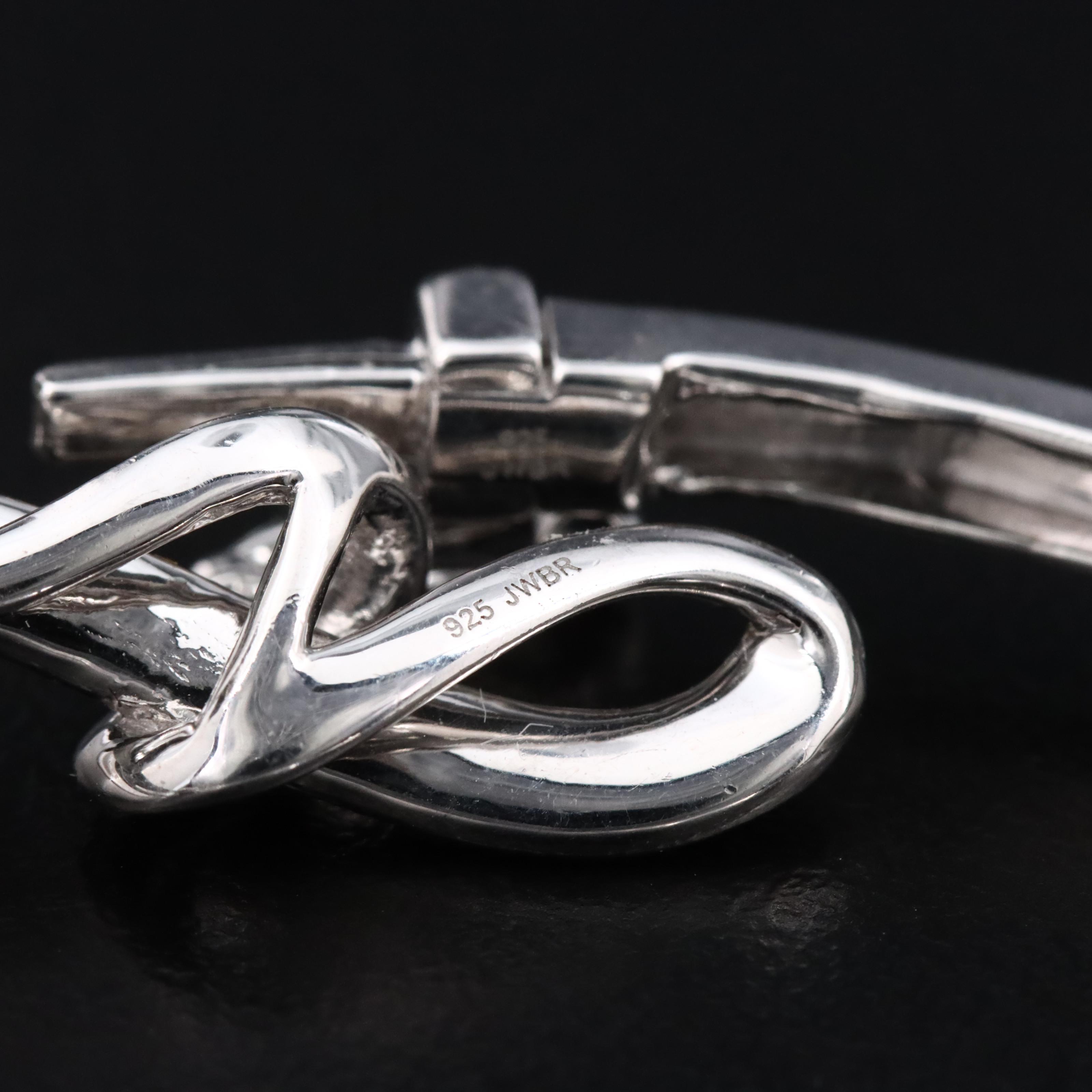 Sterling Diamond Jewelry Set Including Fancy Black Diamonds