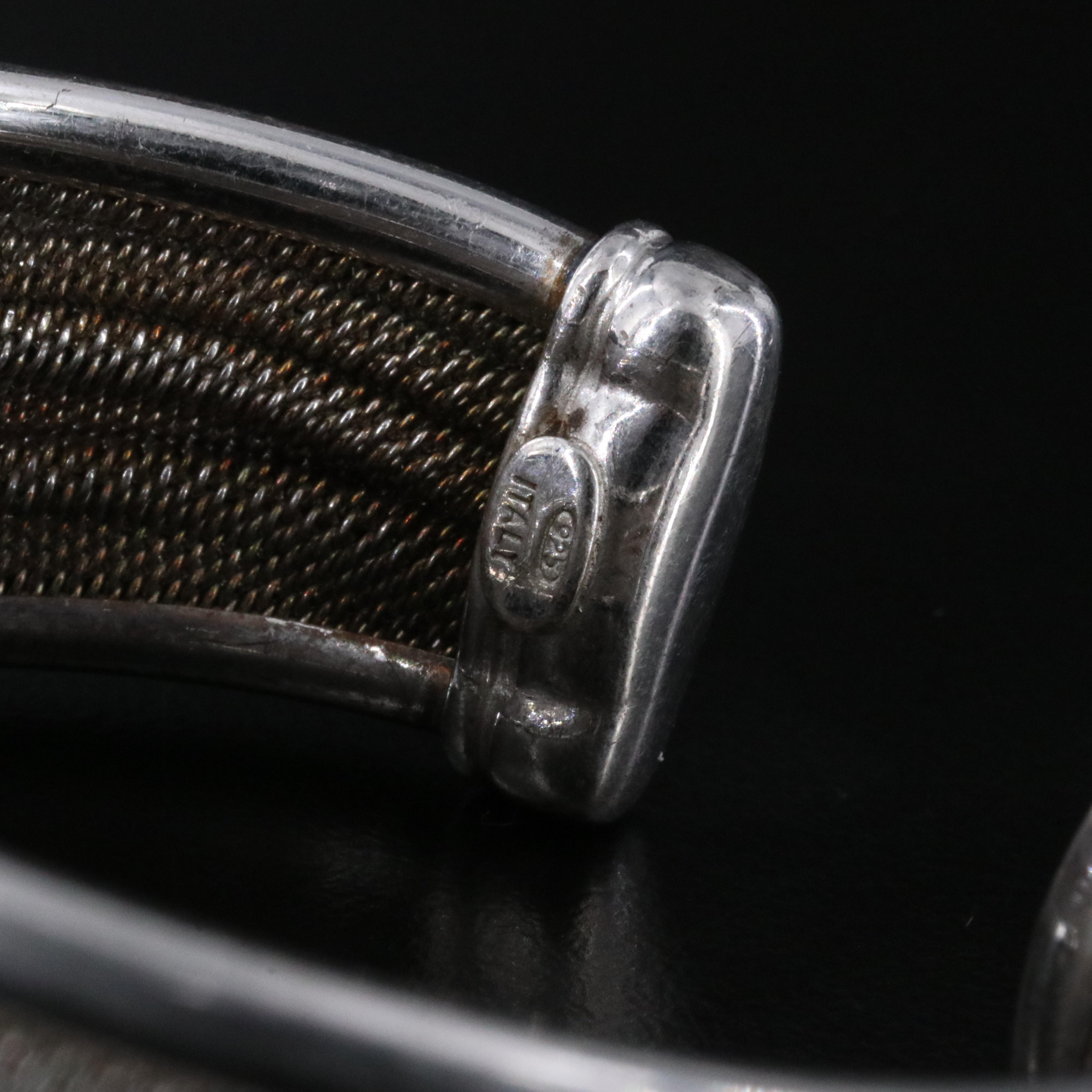 Italian Sterling Mesh Bracelet