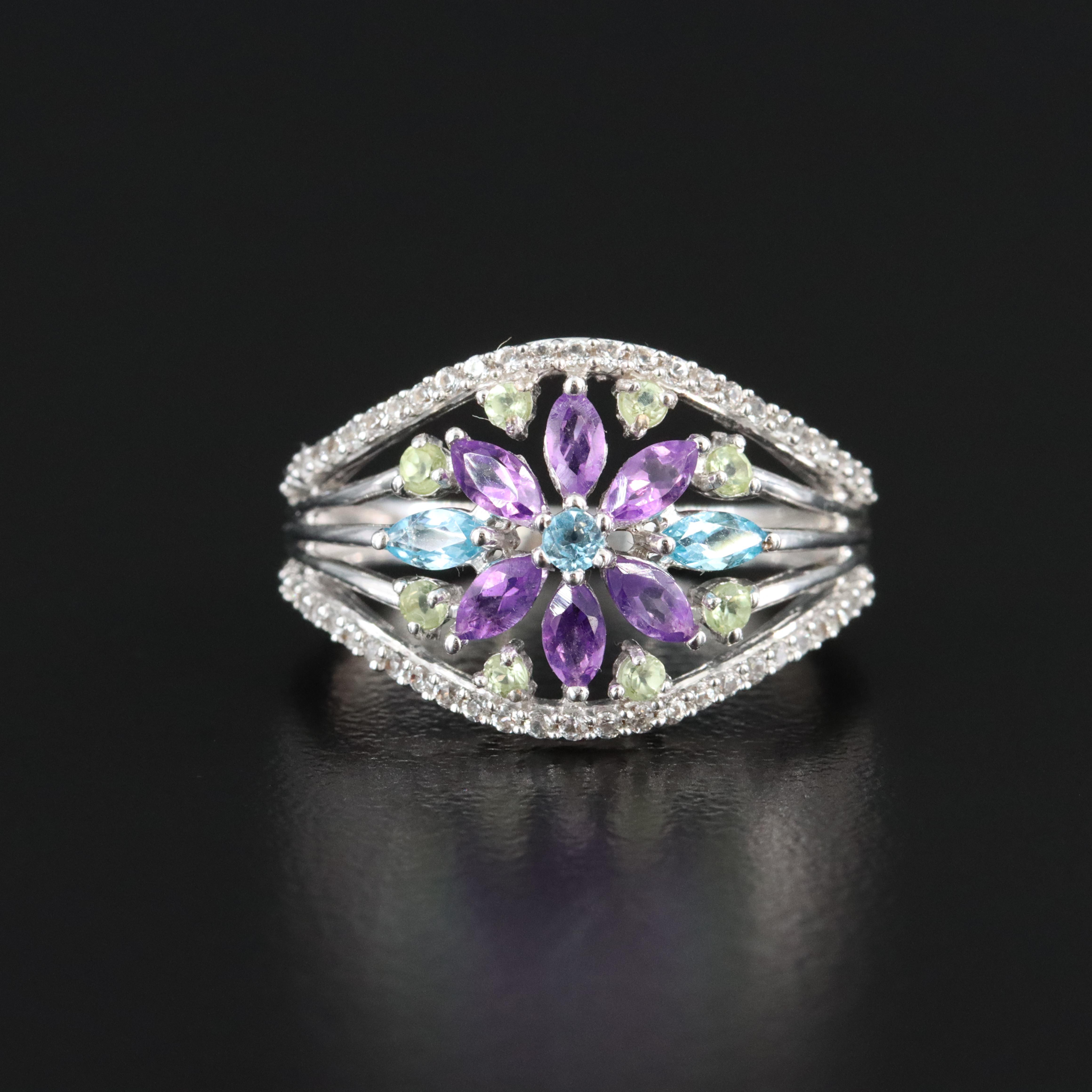 Sterling Gemstone Ring