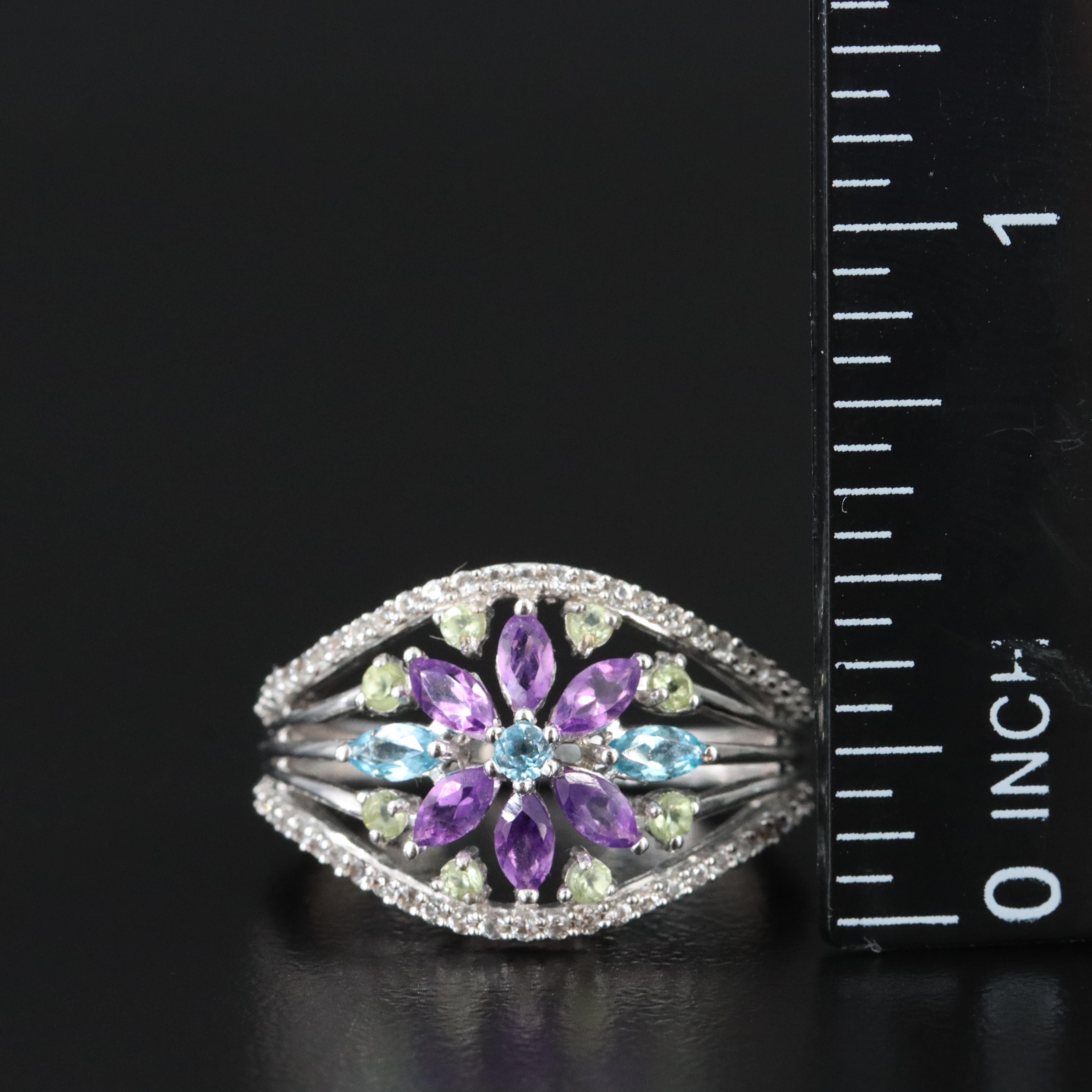 Sterling Gemstone Ring