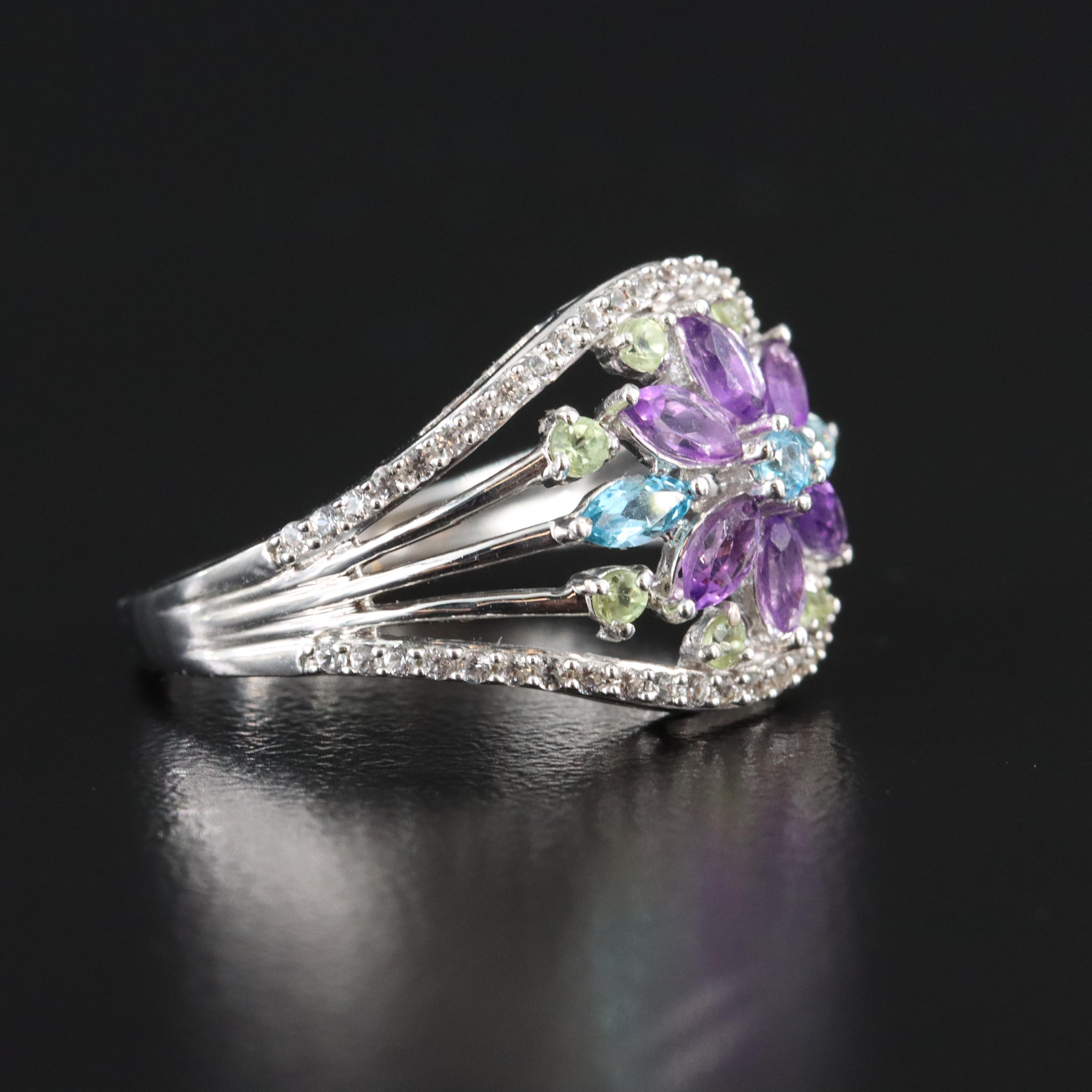 Sterling Gemstone Ring