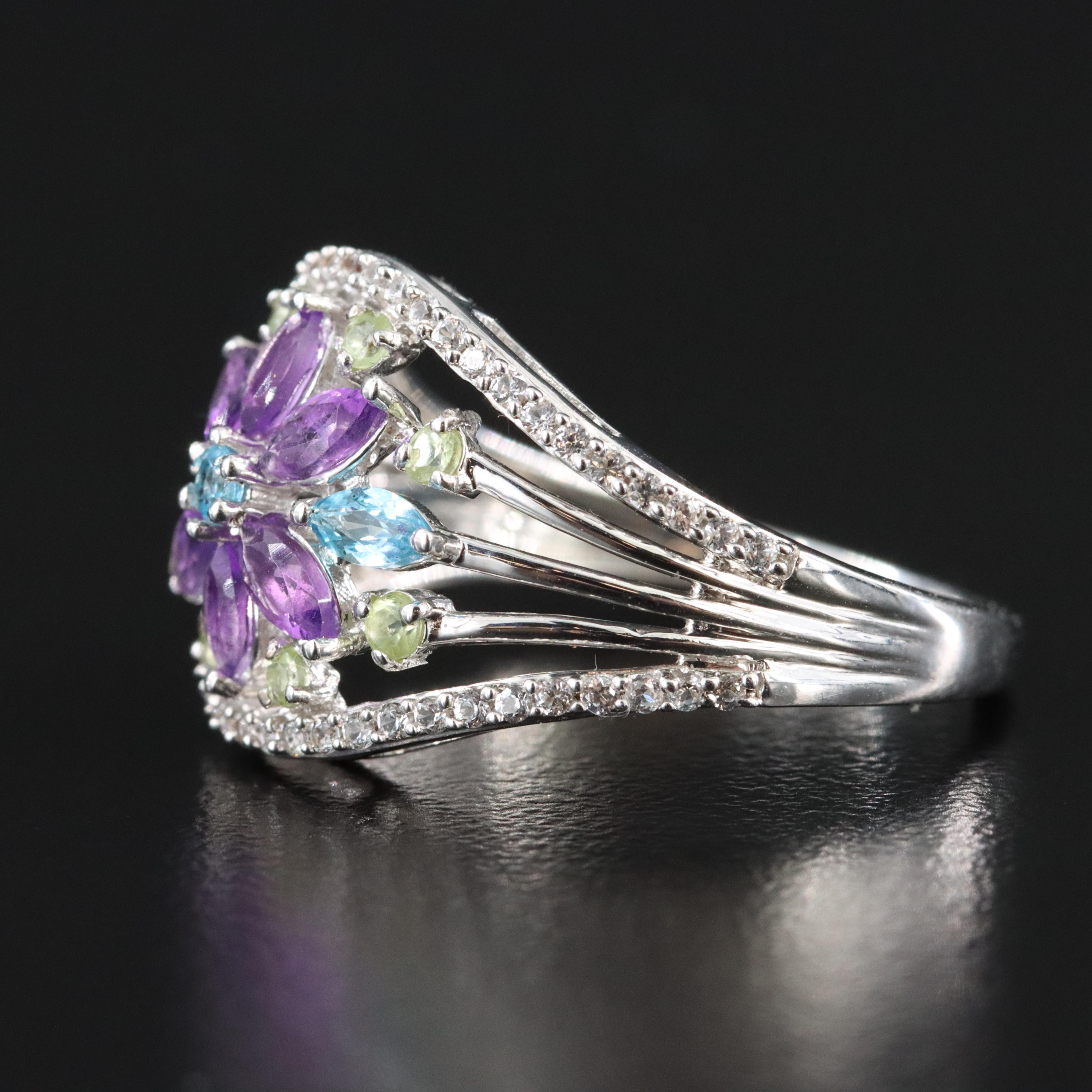 Sterling Gemstone Ring