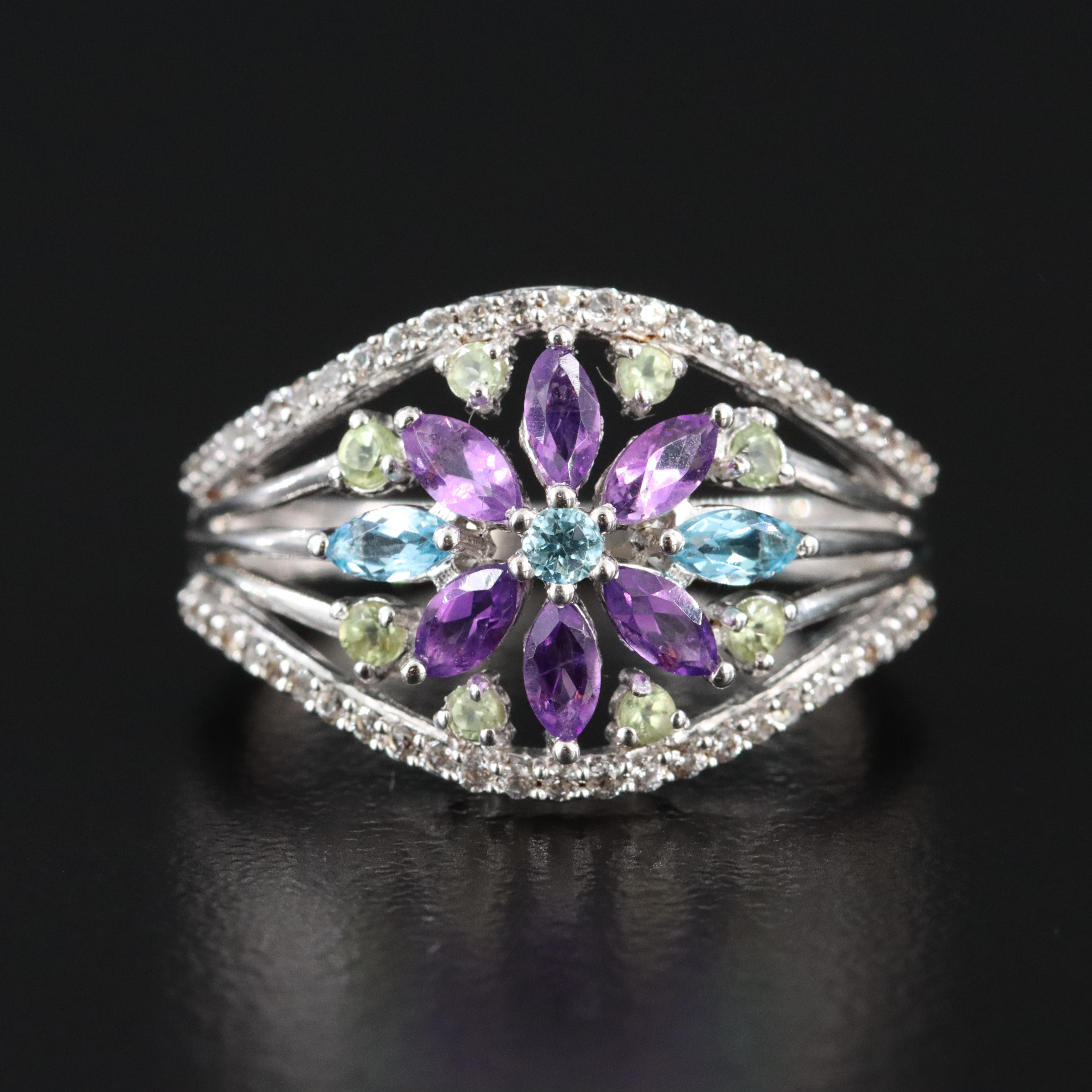 Sterling Gemstone Ring