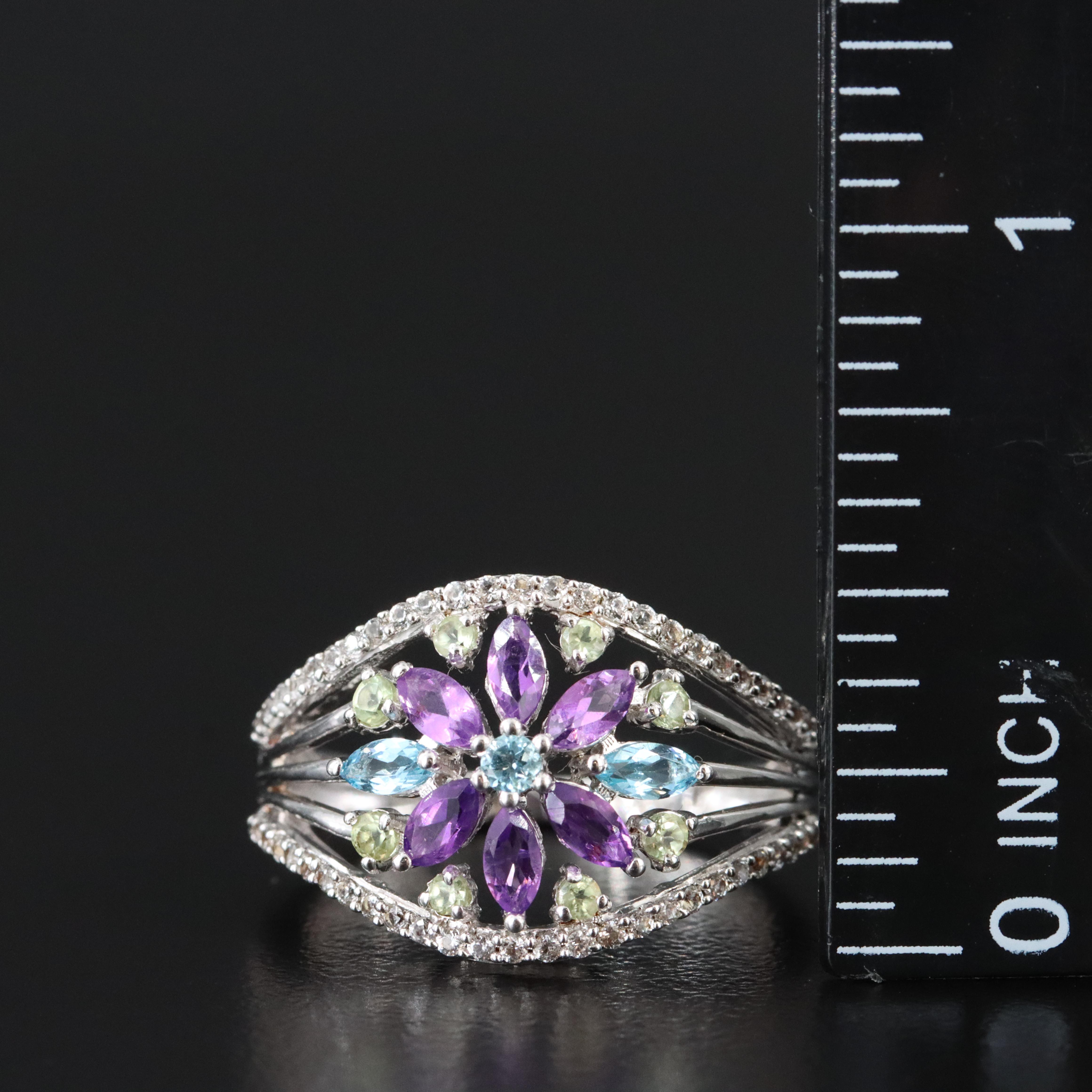 Sterling Gemstone Ring