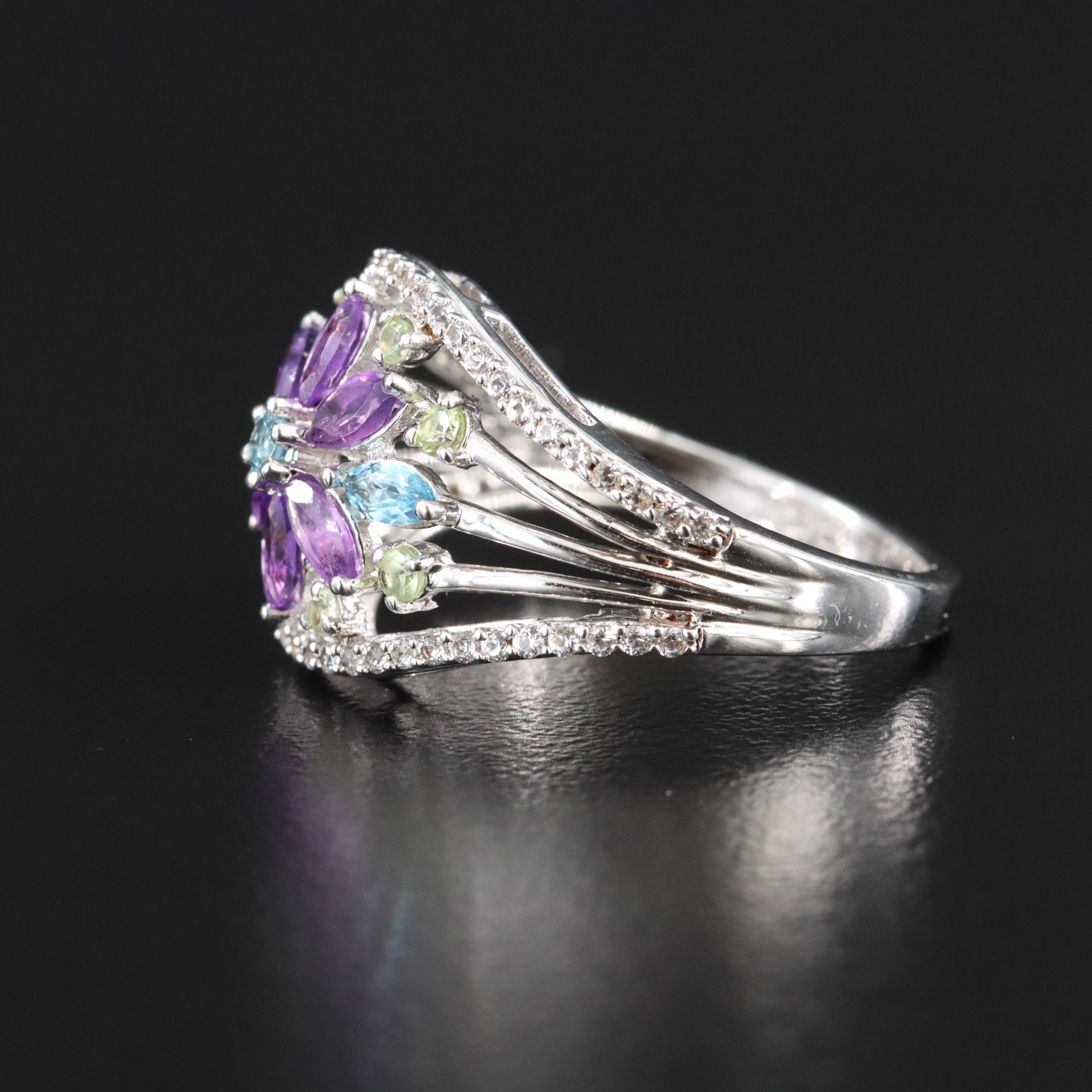 Sterling Gemstone Ring