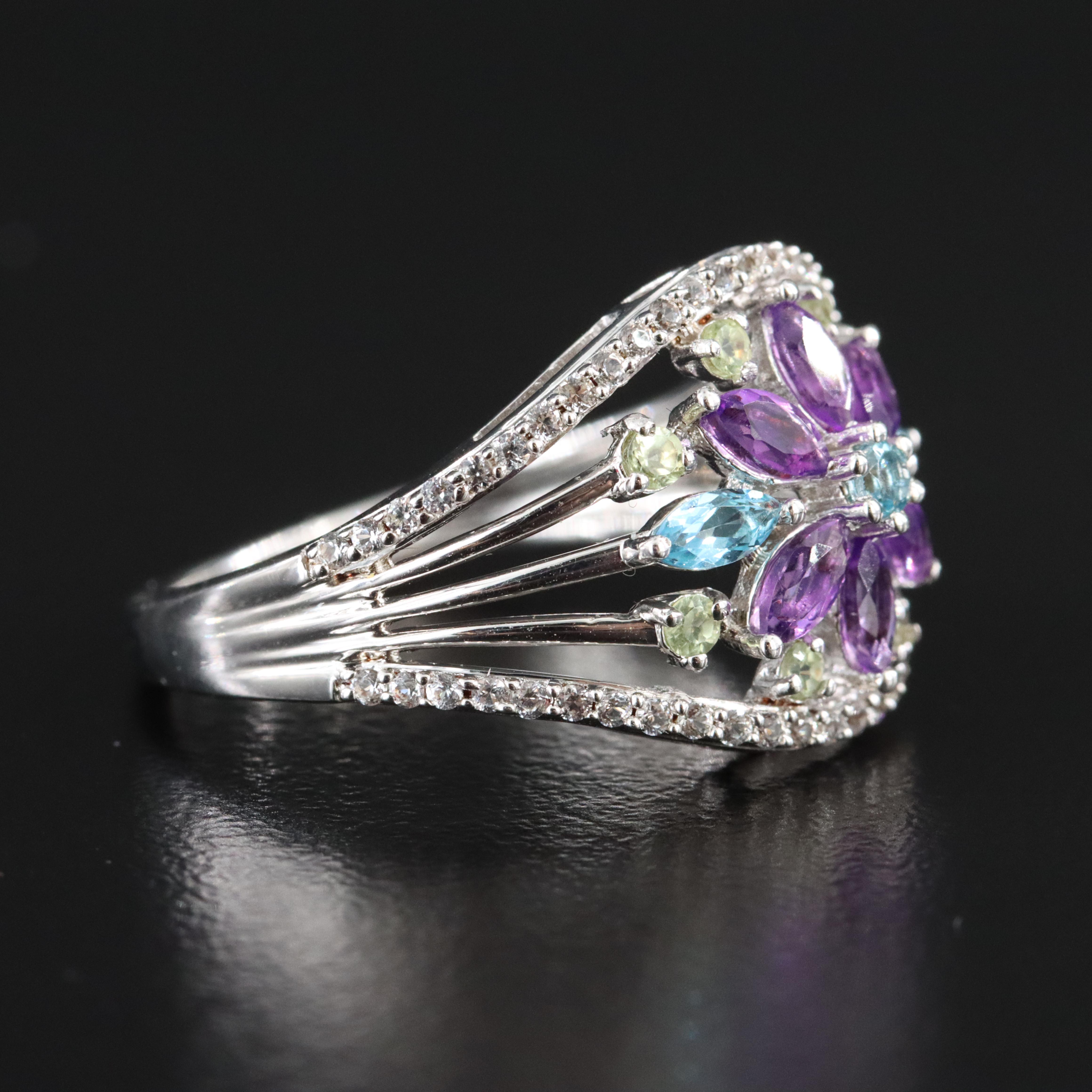 Sterling Gemstone Ring
