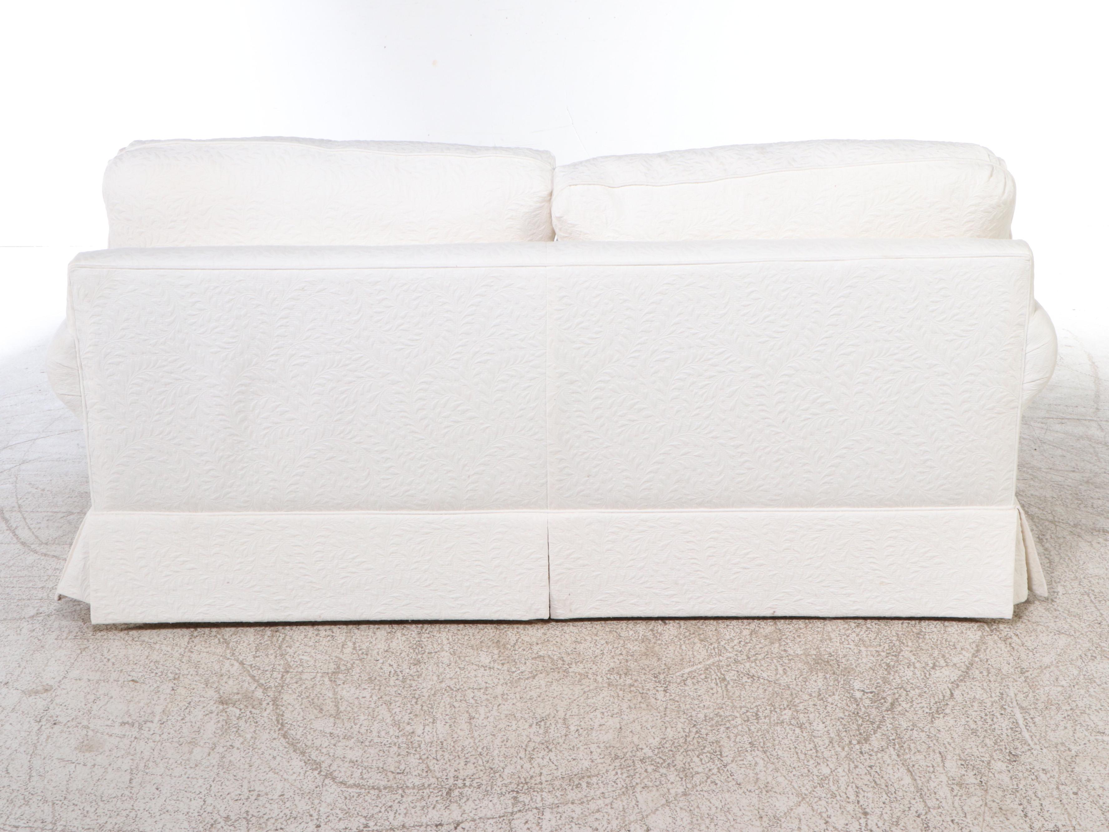 Ivory Upholstered Loveseat