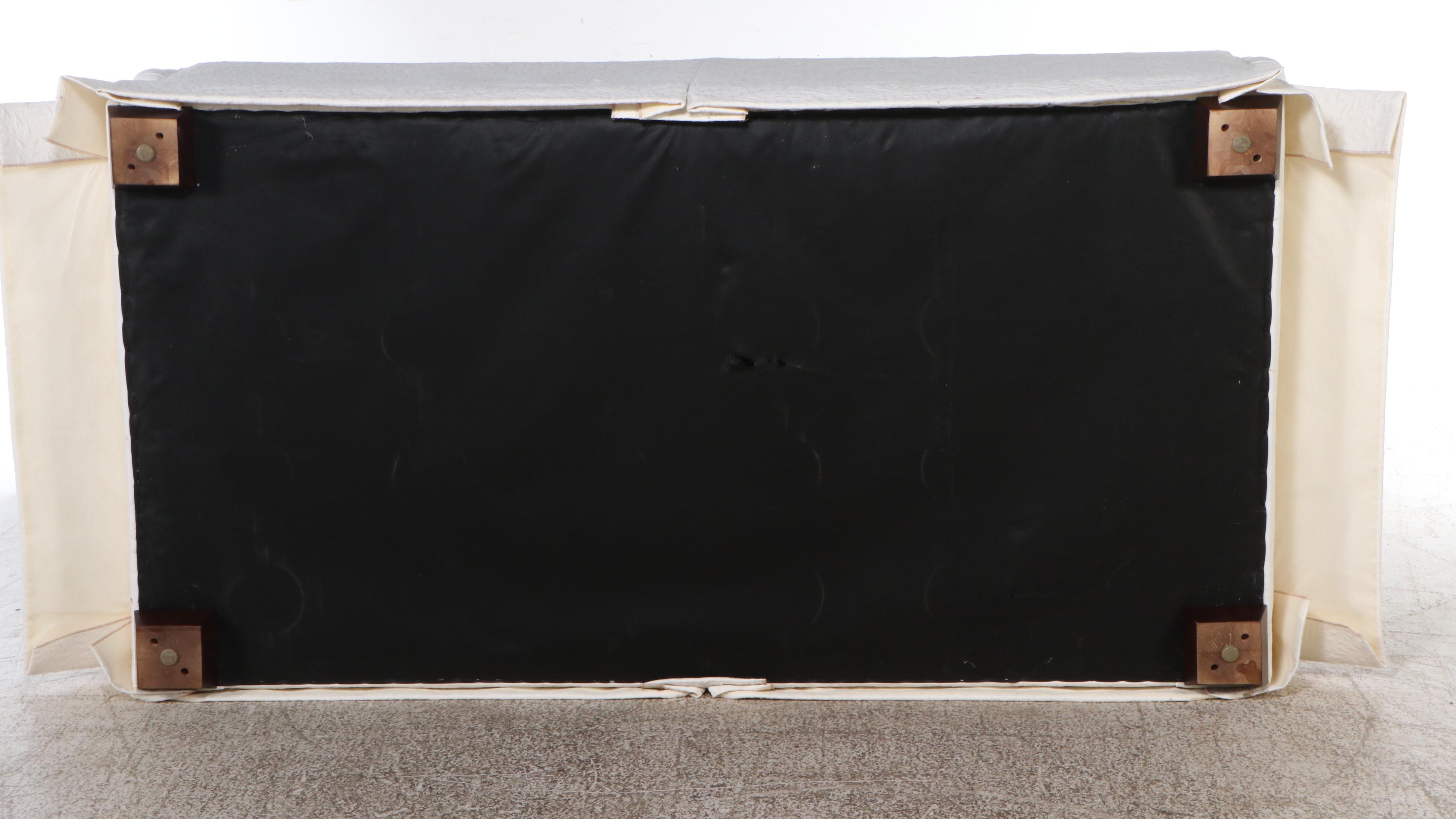 Ivory Upholstered Loveseat