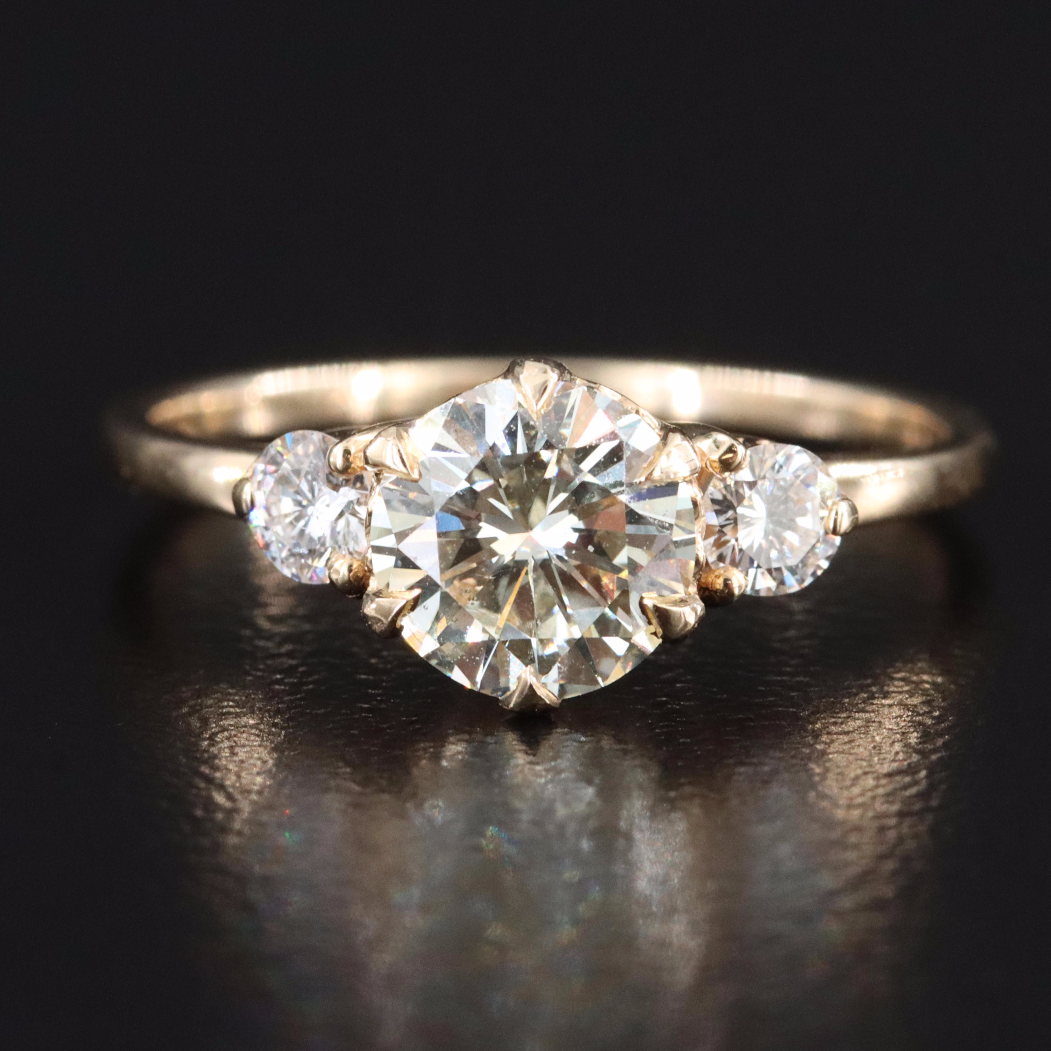 14K 1.17 CTW Diamond Ring