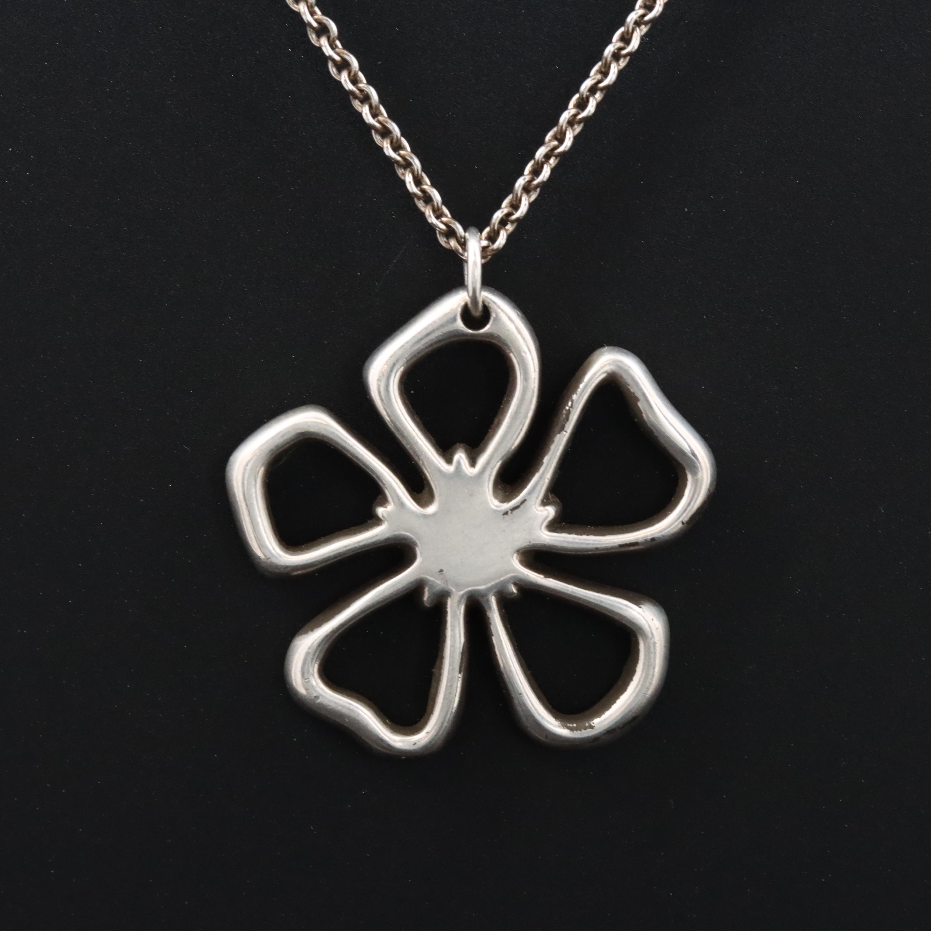 Elsa Peretti for Tiffany & Co. Sterling Flower Necklace